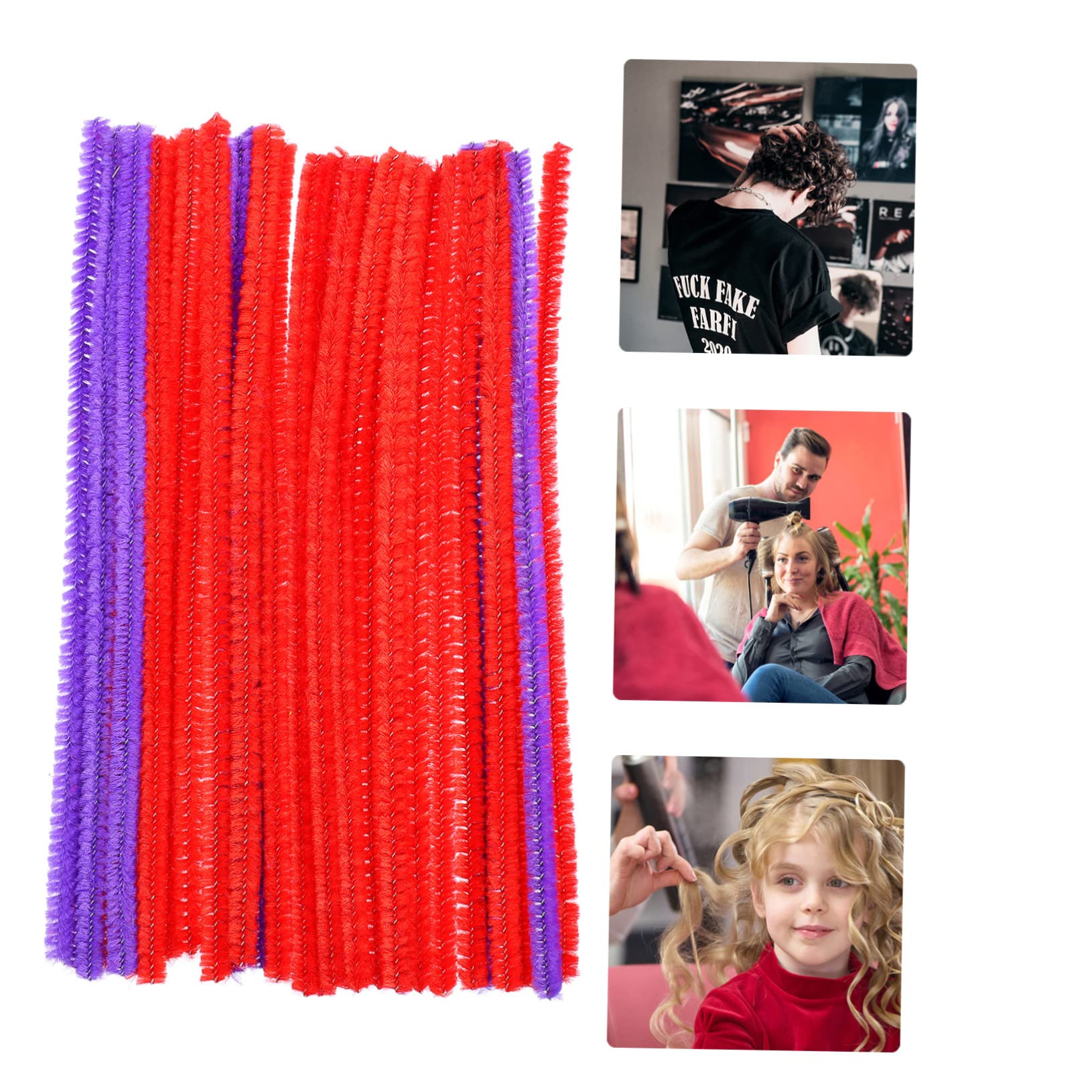 TOVINANNA Hair Perm Curling Rods Set 250pcs Salon Curling Rods No Damage for Hair Random