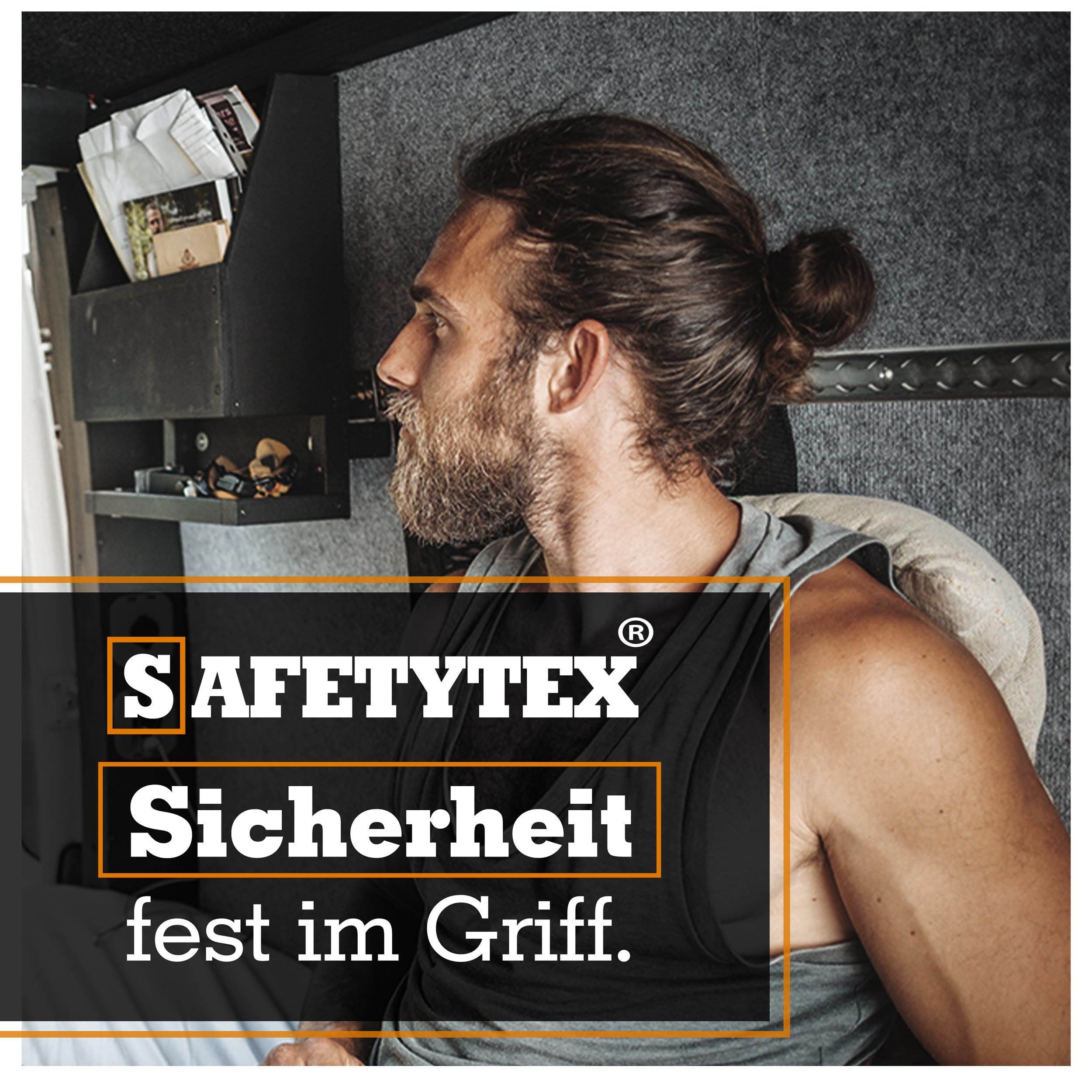 Safetytex Airlineschiene Set 8x1m Single Fitting Endkappen eckig | Starterset mit Zurrschienen Zubehör, 20 Fittings und 16 Kappen für sichere Ladungssicherung im Transportbereich