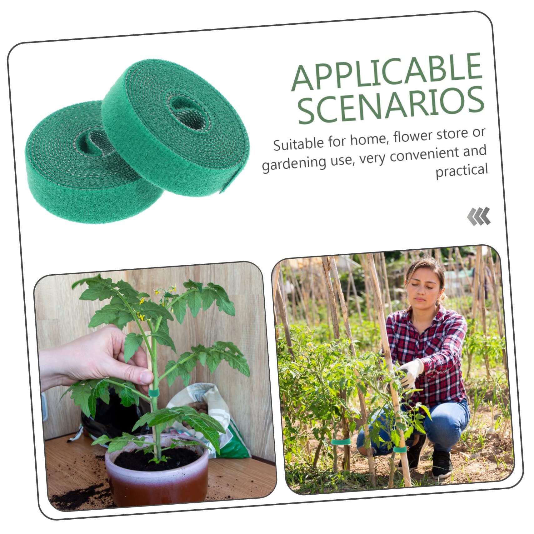 Kisangel 3er-Sets Nylon-pflanzenbinder Für Die Gartenarbeit Starkes Stützband Einfach Anzubringendes Gartenpflanzenband 2 Stück X 3