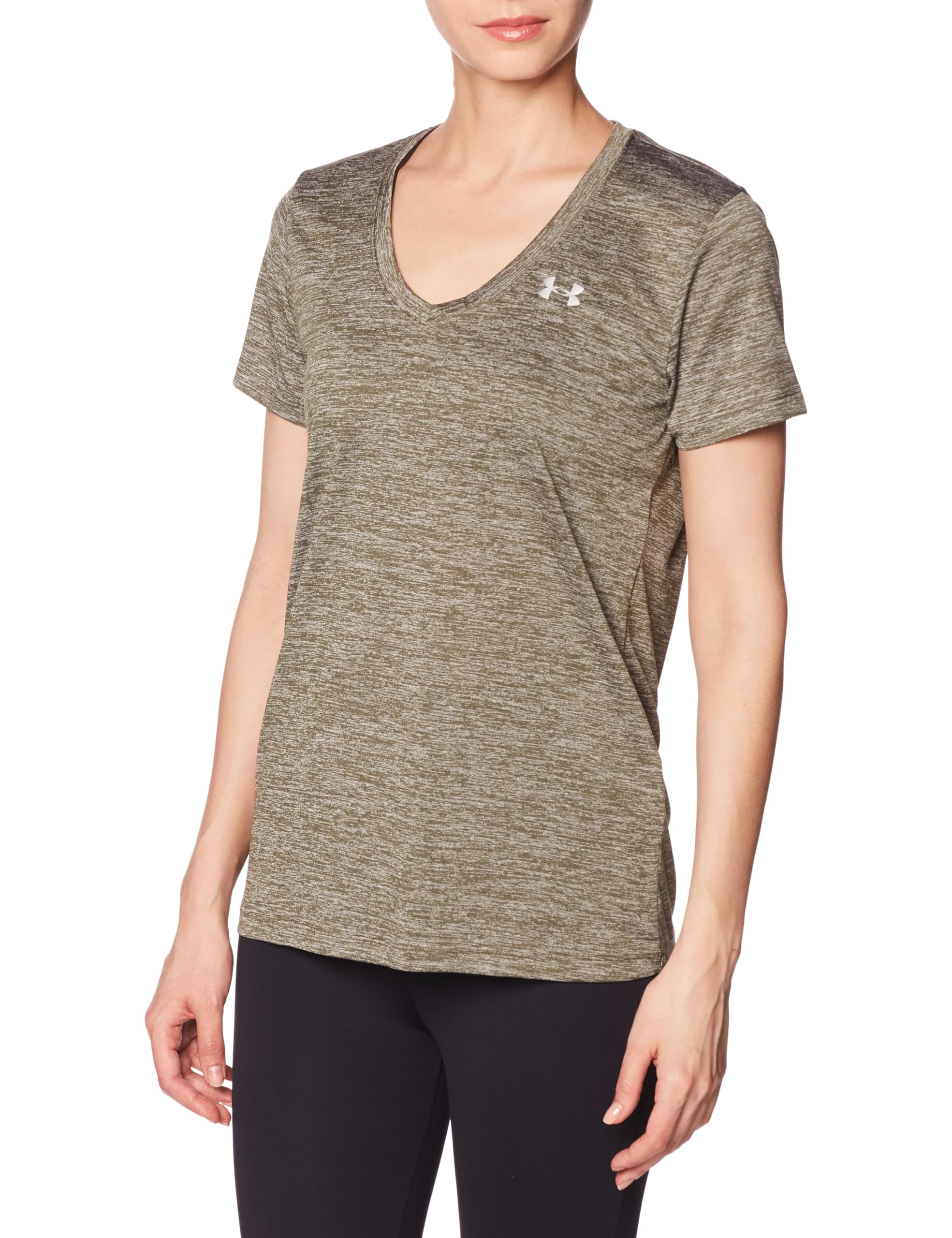 Under Armour Women's UA Tech™ Twist V-Neck Short Sleeve Tech SSV- Twist Mujer (Pack de 1) — view 24