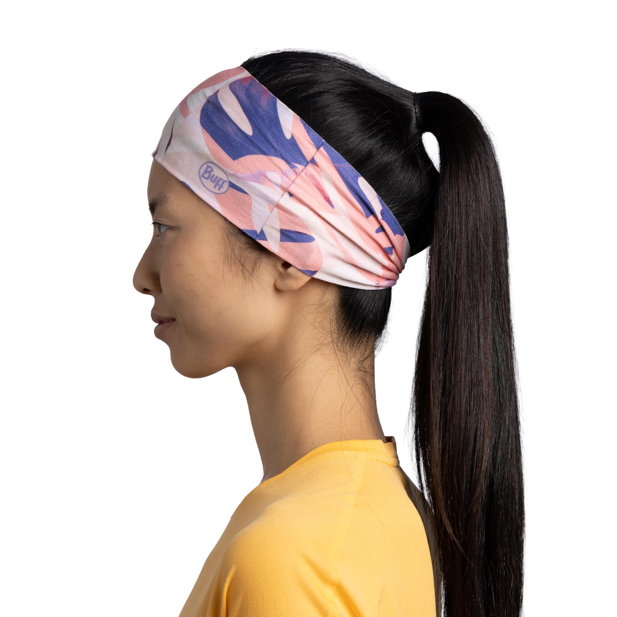BUFF Opaska Coolnet UV Ellipse Wygodna, Ochrona Upf50, Sport, Elastyczna, Materiał z Recyklingu, Jakość, Reguluje Temperaturę One Size Wielobarwny