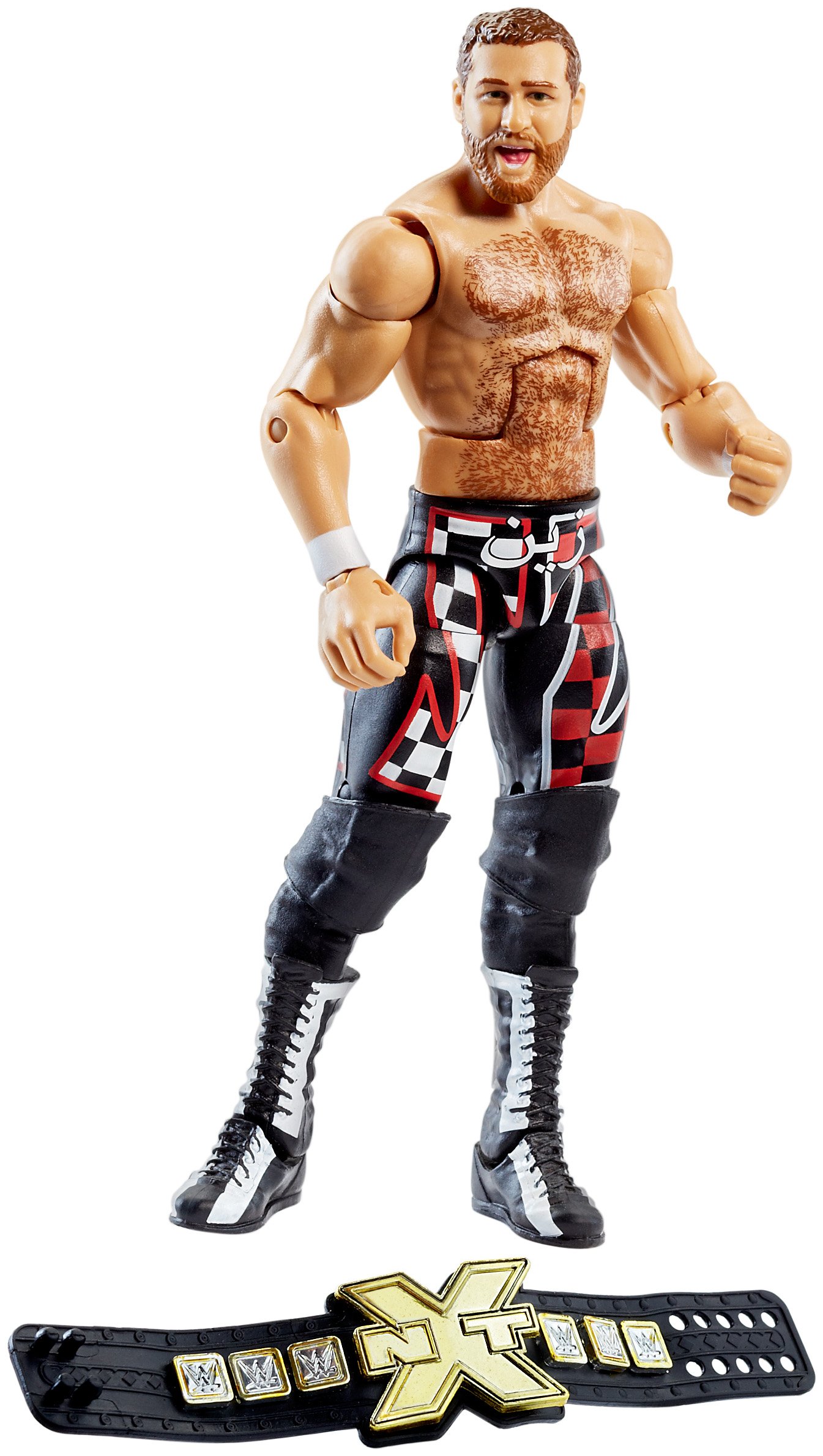 Mattel WWE Elite Collection Sami Zayn Actionfigur – 15,2 Cm Mit Zubehör, Austauschbaren Händen & Build-A-Figure Teilen, Premium Live Event