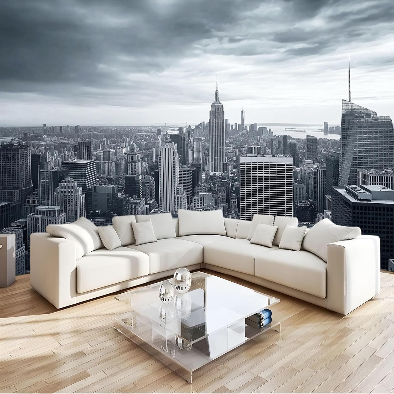 Papier peint intissé New York fresque photo haute définition grand décor mural q816
