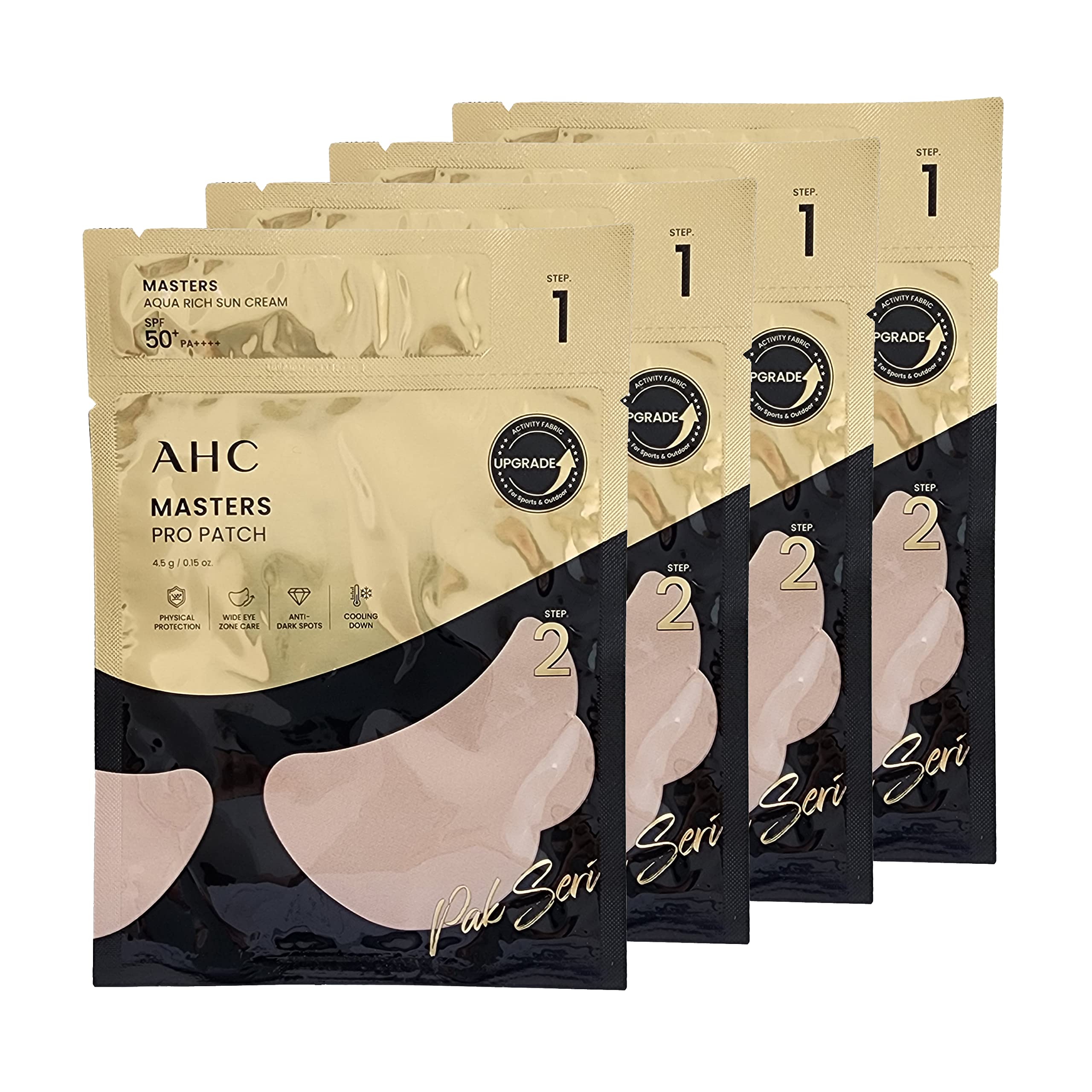 AHC MASTERS Pro Patch 2 STEP (Aqua Rich Sun Cream SPF50+ PA++++) + (Patch) 2023 new