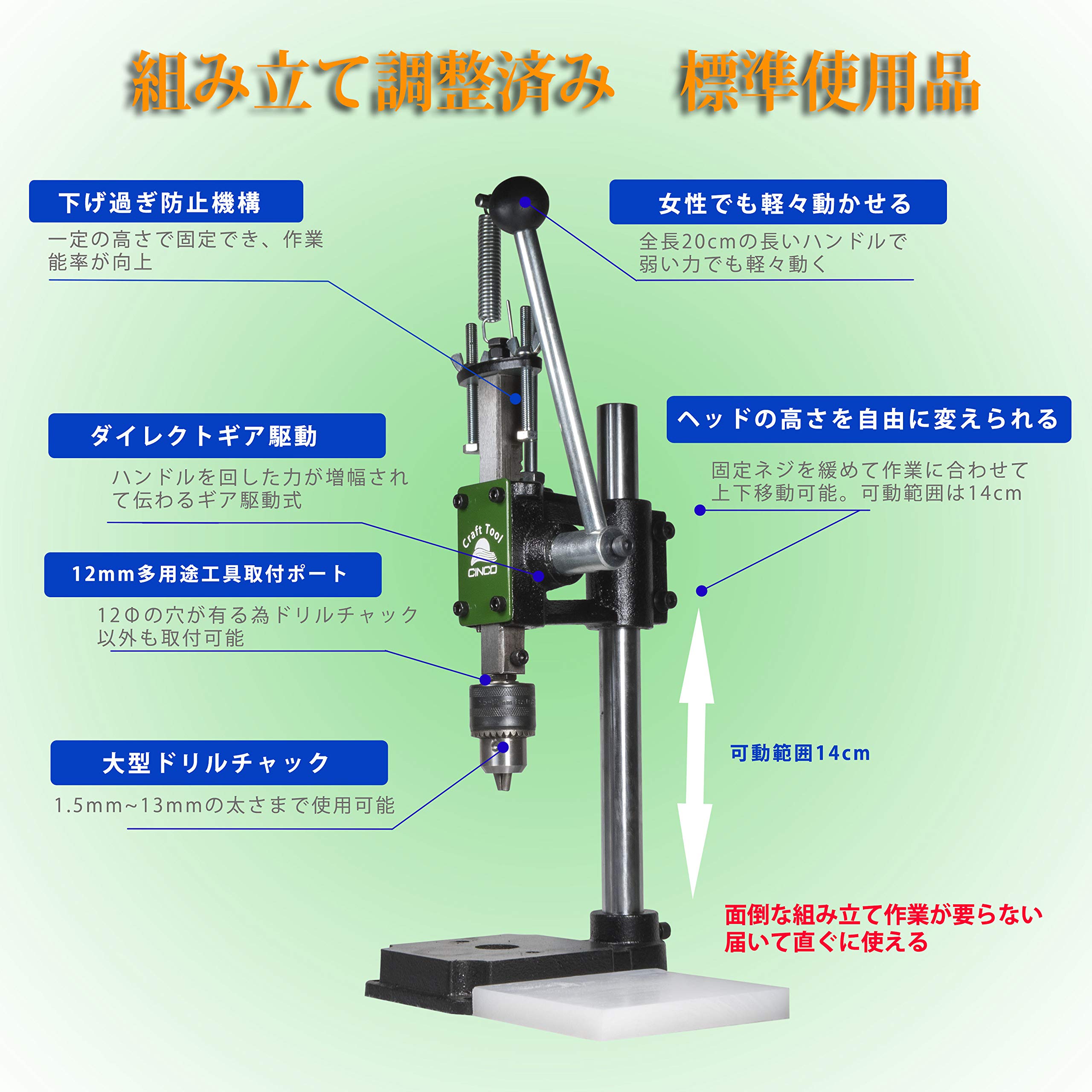 Amazon.co.jp: CINCO シンコ ハンドプレス ハンドプレス機 レザー