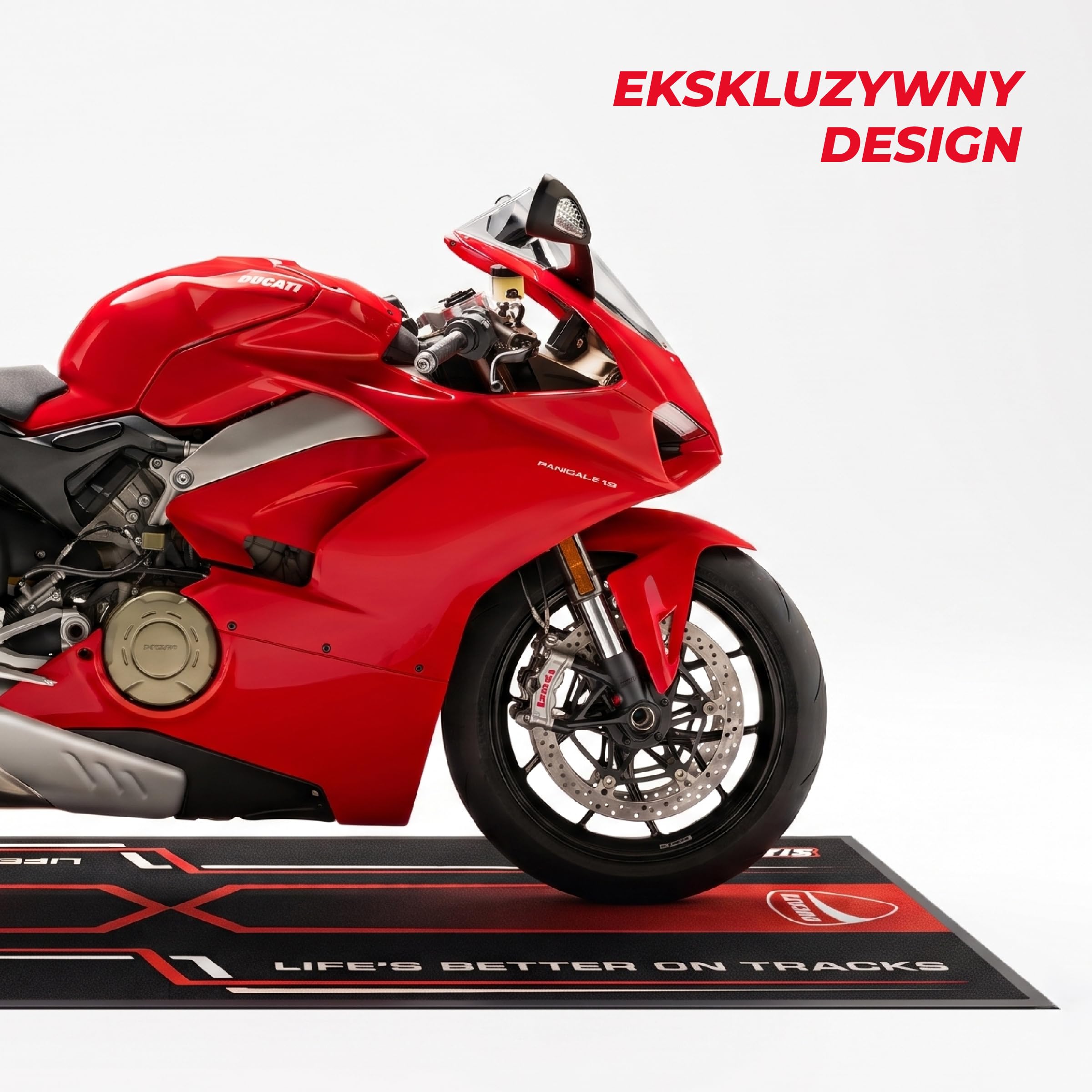 SIXTEN Dywan motocyklowy Wild 95 x 240 - wodoodporny i antypoślizgowy wytrzymały dywan z PCW, ochrona podłogi garażu i padoku