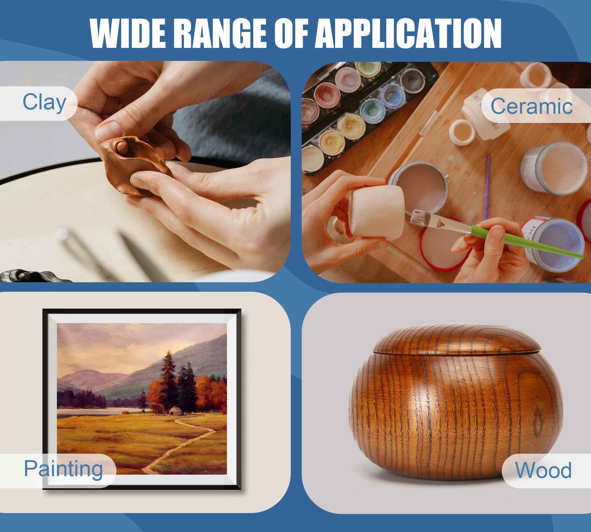 Lufttrocknender Tonlack Set 200ml - Glanzlack & Mattlack Für Bastelprojekte