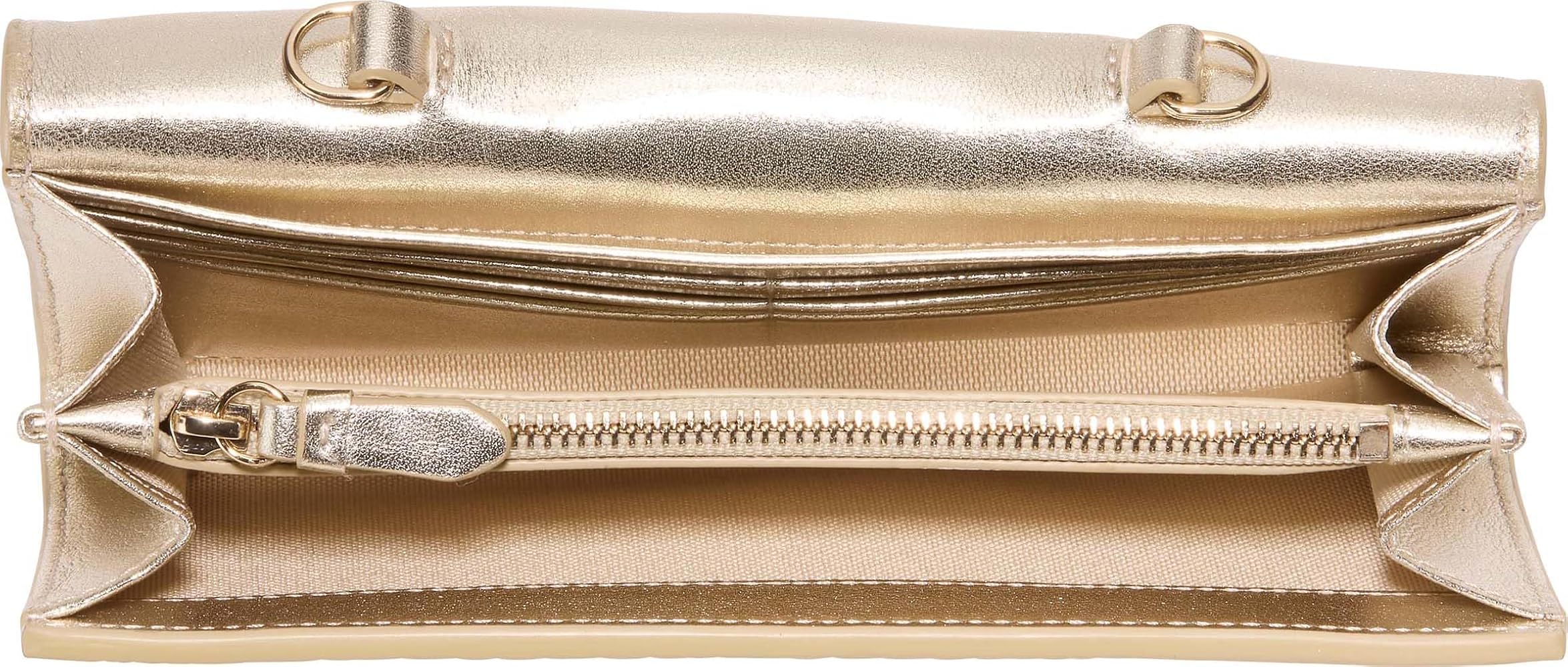 Amazon | Cole Haan チェーン付き財布, ゴールドエンボス, UNIT | Cole