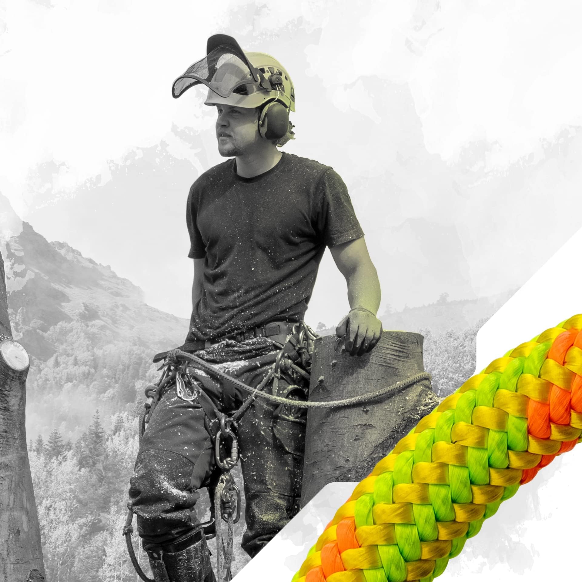 Pelican Rope Arborist-Pro™ - Corda da arrampicata per arboricoltore a 24 fili, 11,8 mm, prodotta negli Stati Uniti