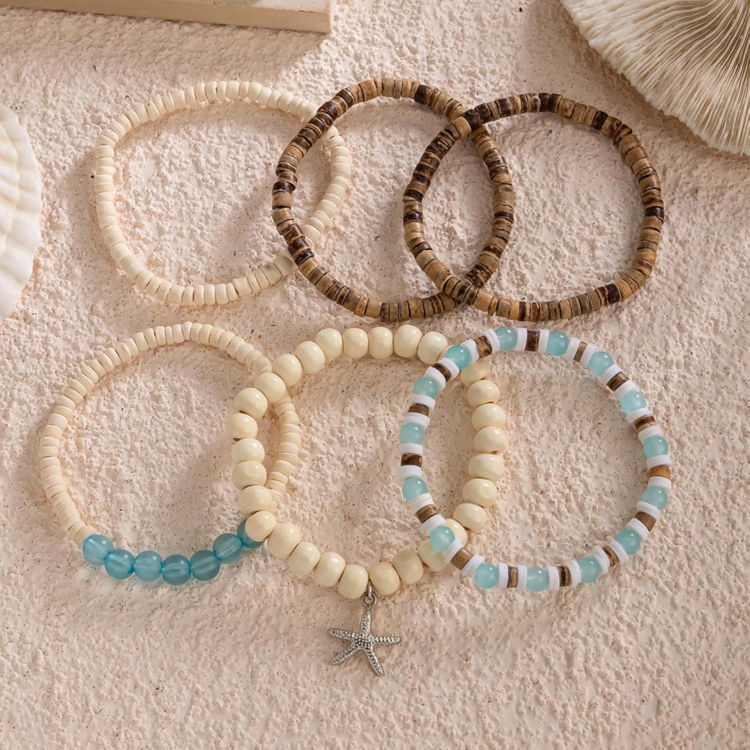 Shell Bracelet Summer Bracelets Beach Bracelets for Women Summer Beach Jewelry Accessories Vacation Outfits - Image 7
