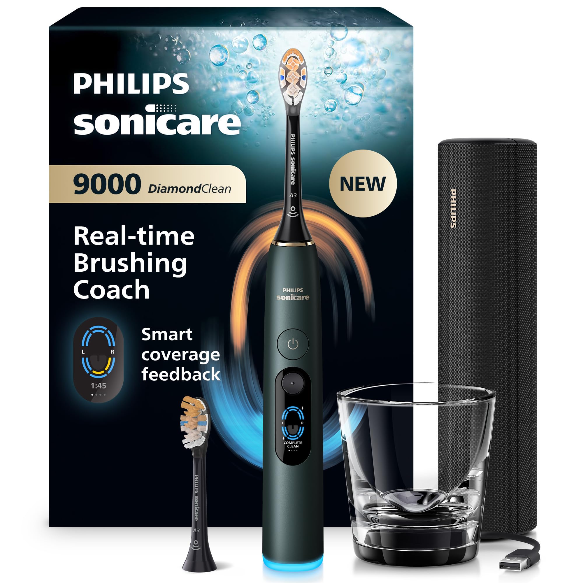 Sonicare Philips Diamondclean 9000 - Rechargeable Toothbrush - Hx9214/84