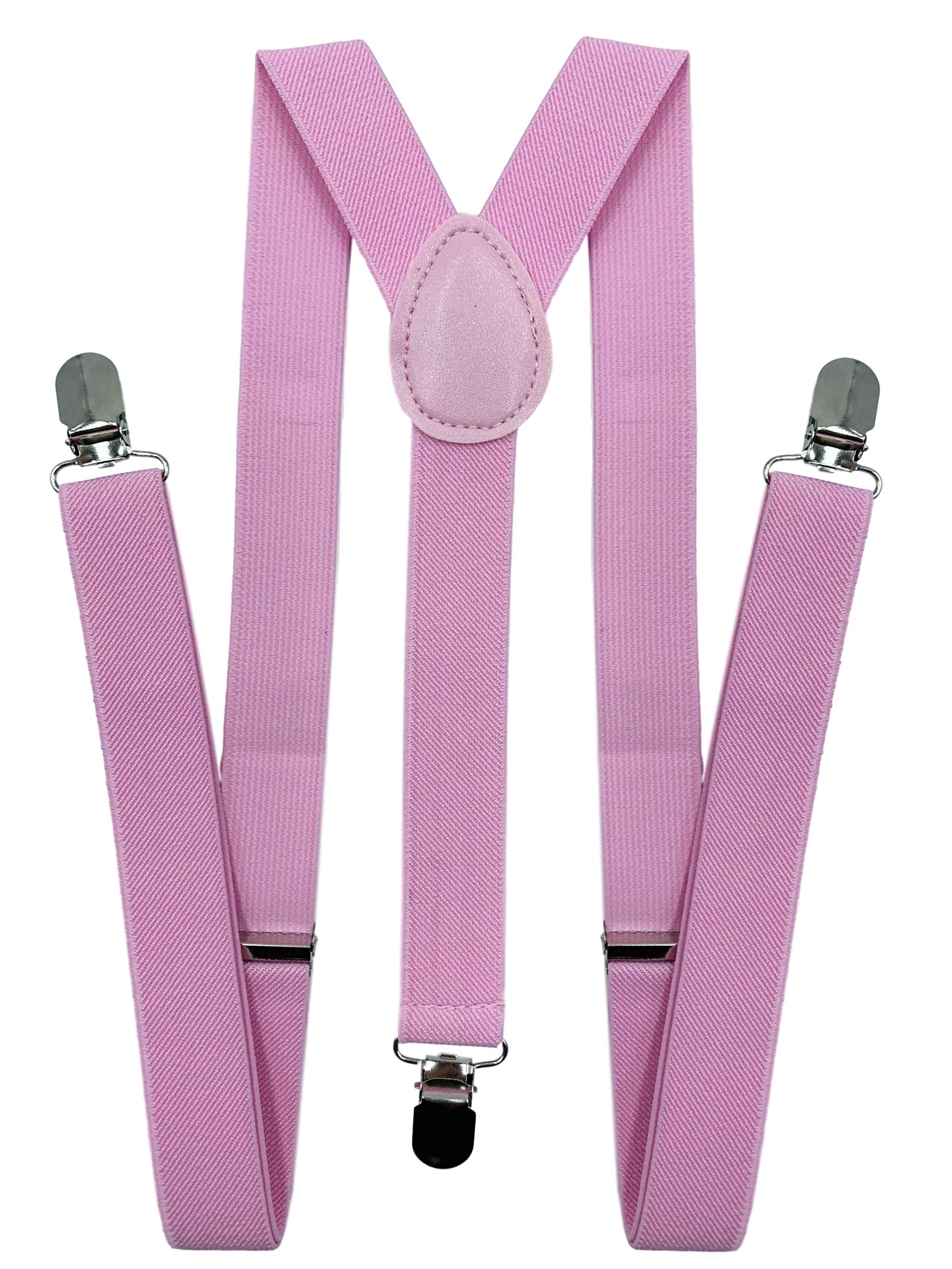 Suspenders for Women and Men | Elastic, Adjustable, Y-Back | Pant Clips, Tuxedo Braces