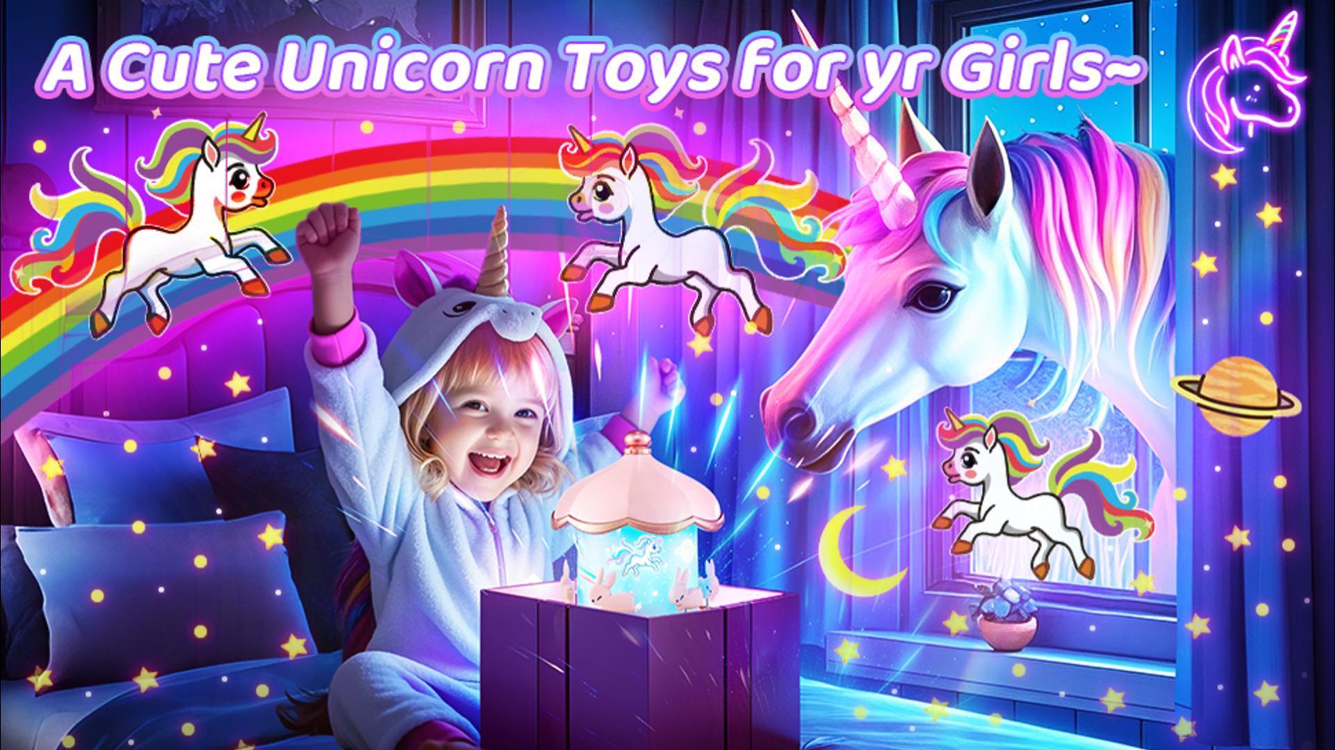 Night Light for Kids, 315 Light Modes+15 Films Unicorn Toys,15