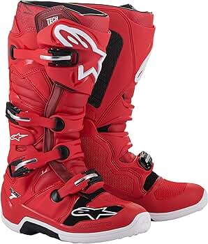 Alpinestars Tech 7 レッド US9 テック7 オフロード 2012025-3010-Red-D1-T7-MX-