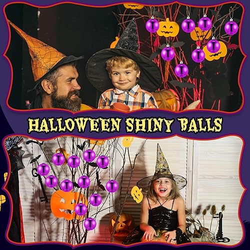 Miniatura 4 de 36 adornos de bola de Navidad de 2.4 pulgadas, huevos de plástico para colgar, colgantes de árbol brillantes, bolas brillantes para el hogar,