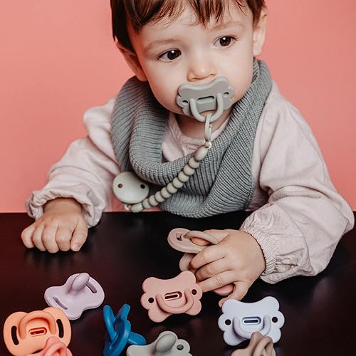 Miniatura 6 de Color Essence SX PRO - Chupete de silicona para bebé, fabricado con 100% silicona suave, esencial para bebés, perfecto para lactancia, diseñado en