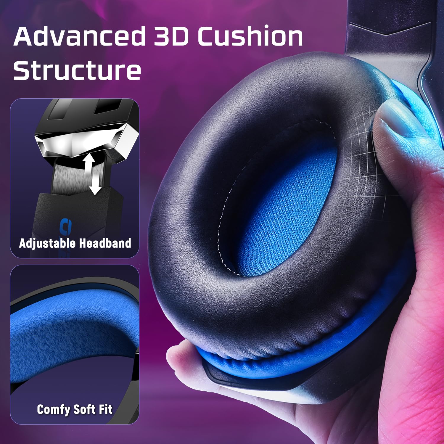 Amazon.com: Gaming Headset for PC, Ps4, Ps5, Xbox Headset