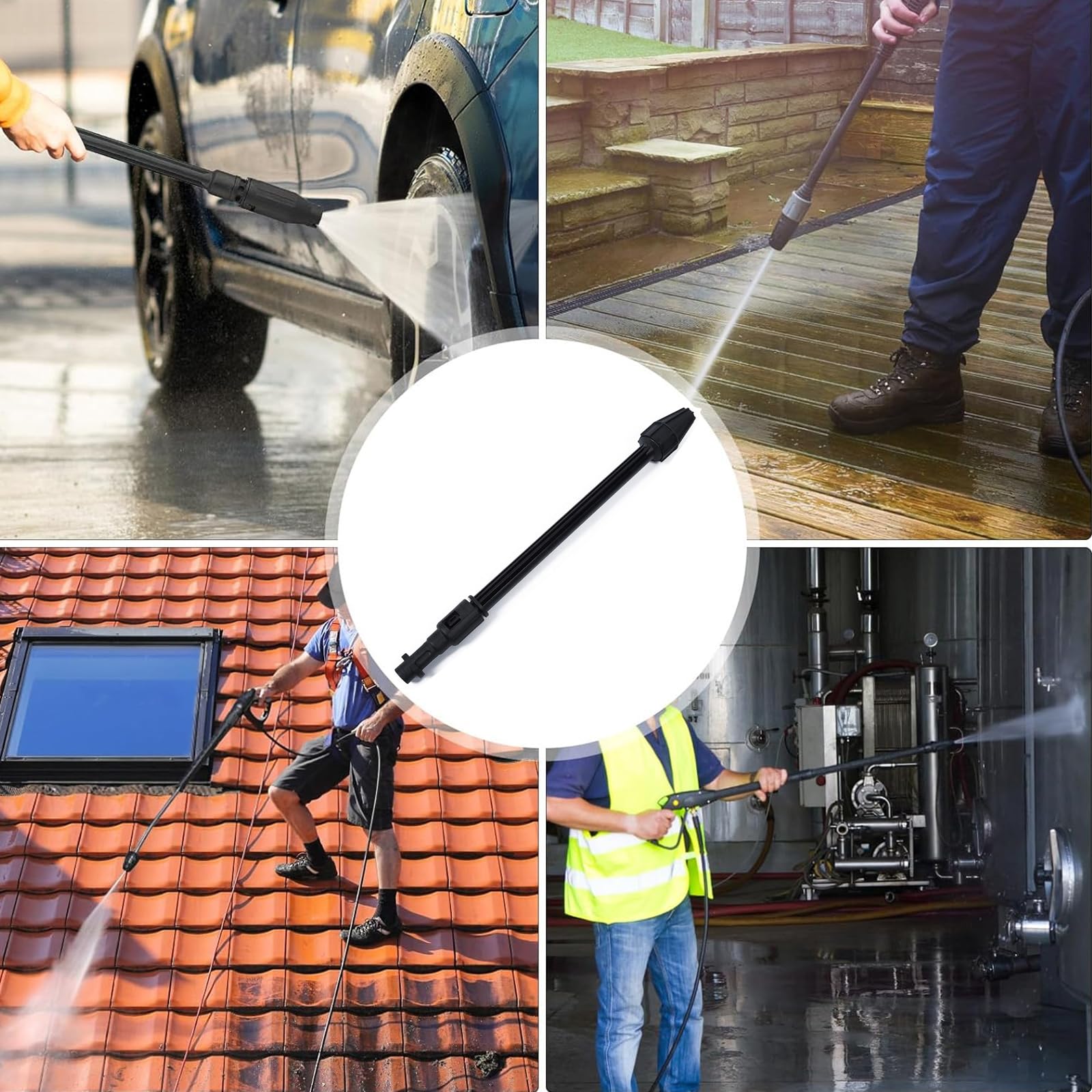 Karcher/Lavor K2 K3 K4 K5 K6 K7 Rotaugello per idropulitrice ad alta pressione ugello spray regolabile per Kärcher/Lavor K2 K3 K4 K5 K6 K7