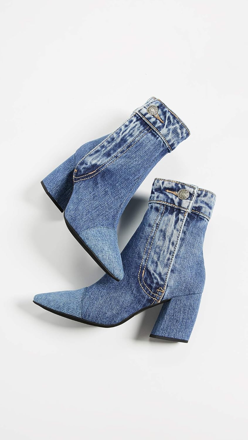 finite block heel bootie