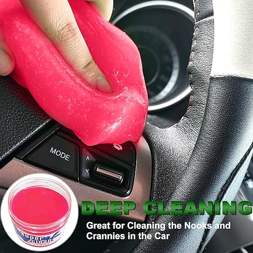 Miniatura 4 de Kit de limpieza de coche, geles de limpieza de automóvil, herramientas universales para detallar el interior del automóvil, masilla limpiadora de