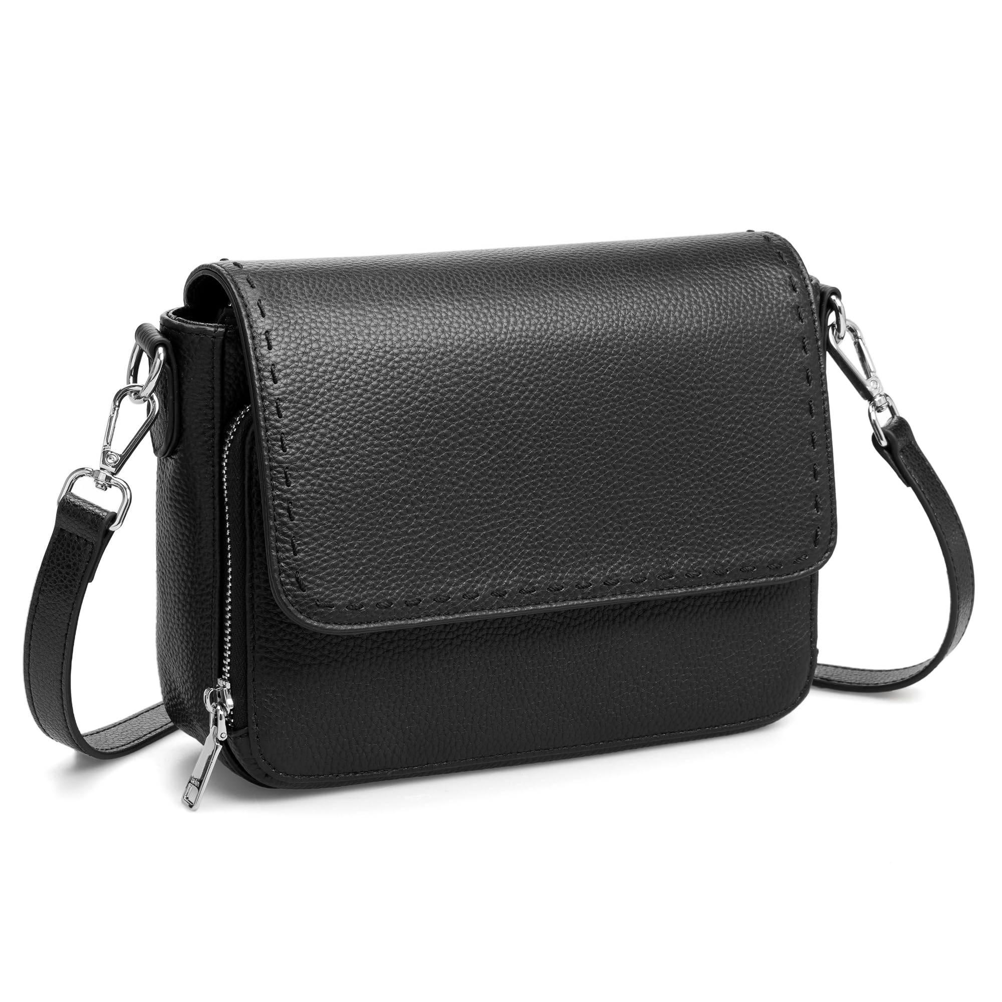 befen Borse a tracolla in vera pelle per le donne borsa media con portafoglio RFID integrato da donna morbida borsa a tracolla