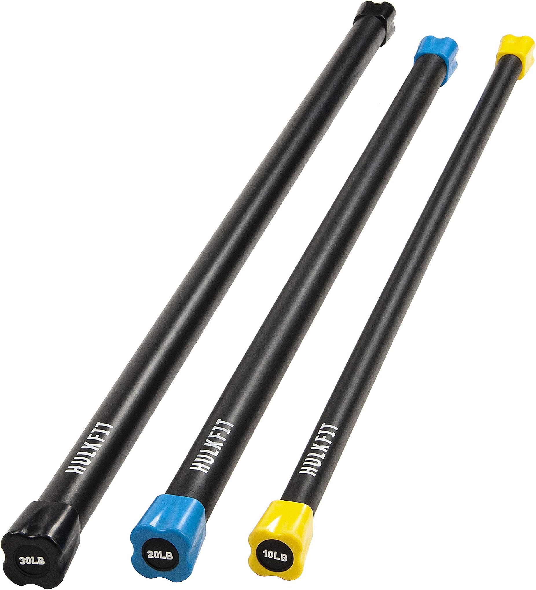 Hulkfit Weighted Bar Pack (10 + 20 + 30)