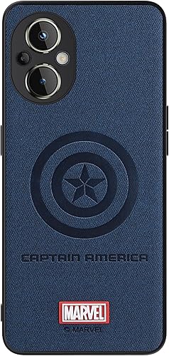 Miniatura 1 de Funda para OnePlus Nord N20 5G, con personaje de superhéroe, compatible con OnePlus Nord N20 de piel (azul) para hombre y mujer