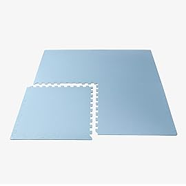 We Sell Mats 1/2-inch Multi-Purpose, Sky Blue, 16 Sq Ft (4 Tiles)