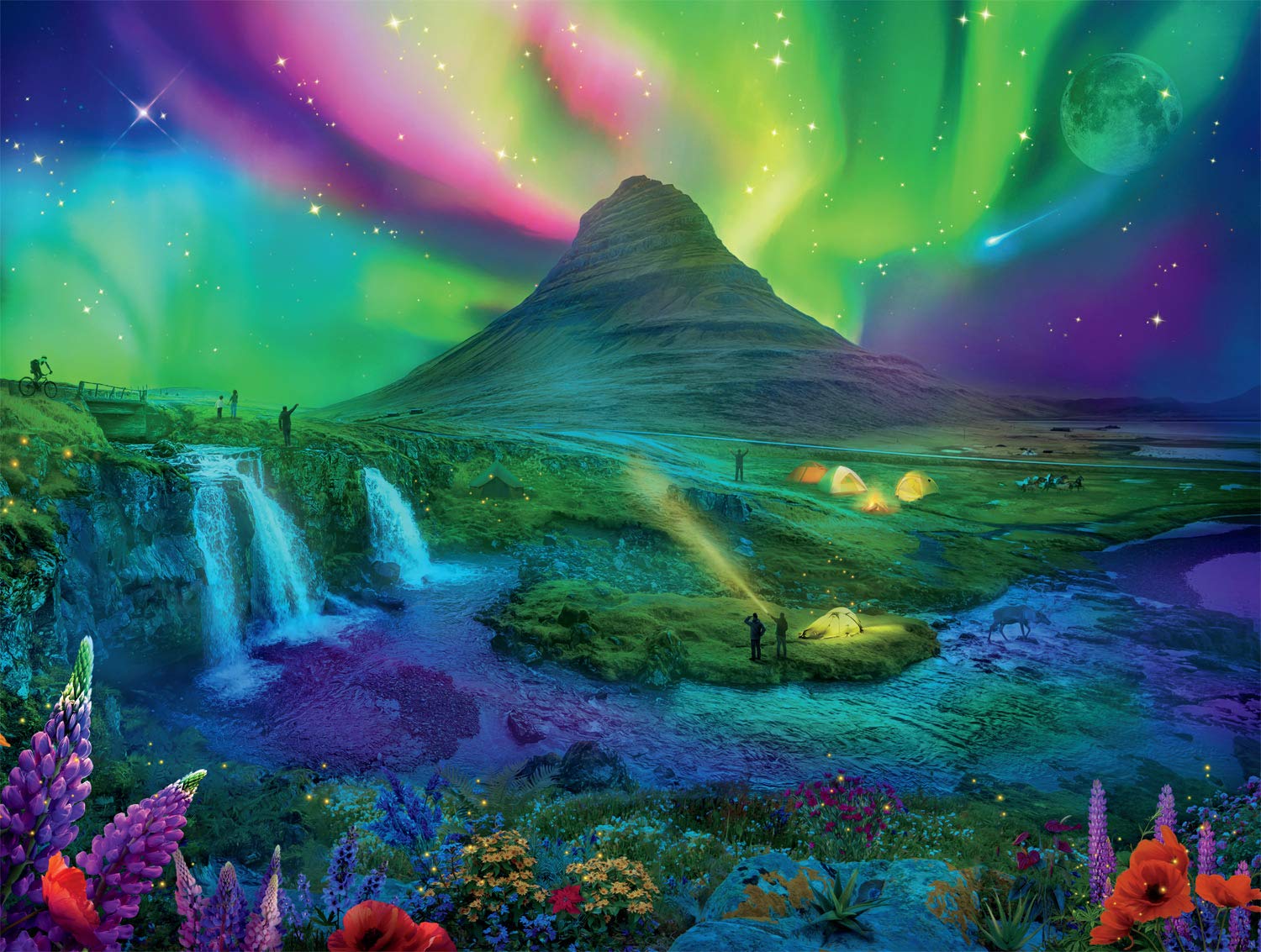 Buffalo Games - Enchanted Aurora - 750 Piece Jigsaw Puzzle