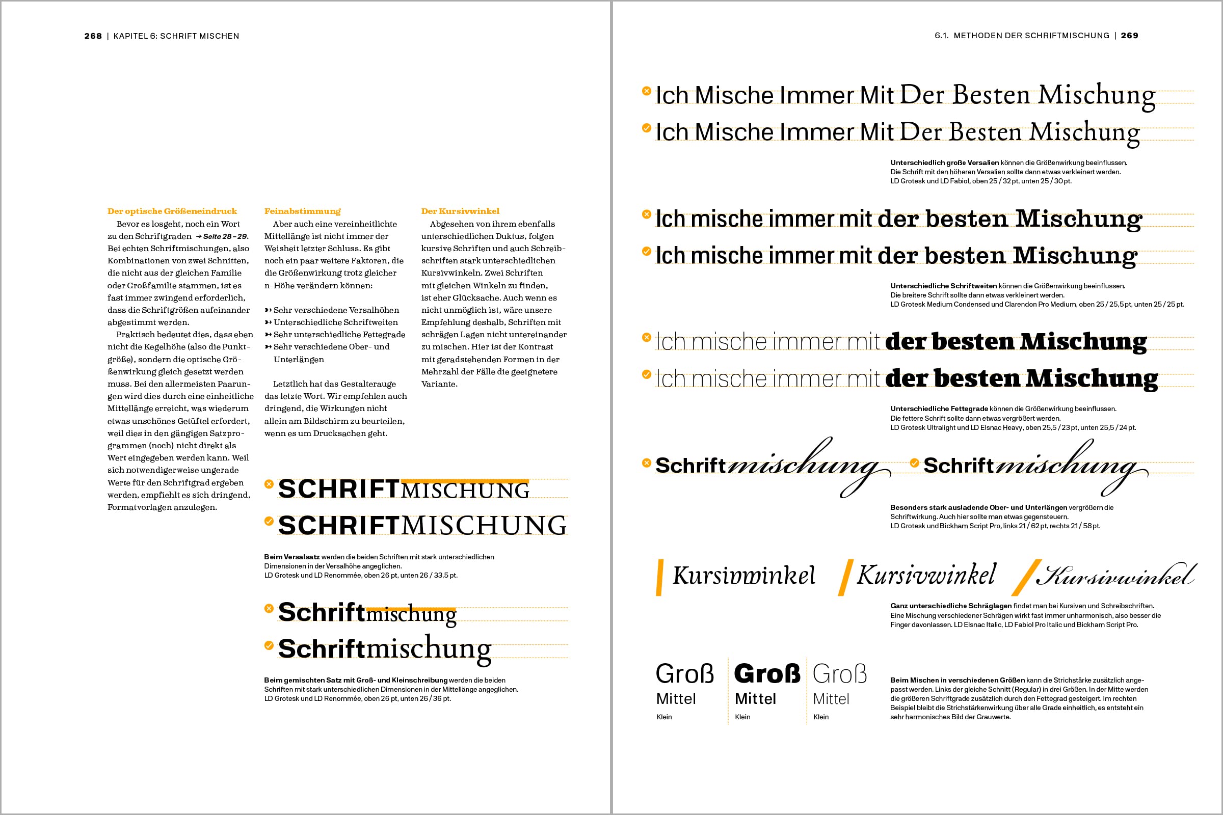 Schrift. Wahl und Mischung: Das Handbuch für den sicheren Umgang mit Typografie. Mit vielen praktischen Beispielen