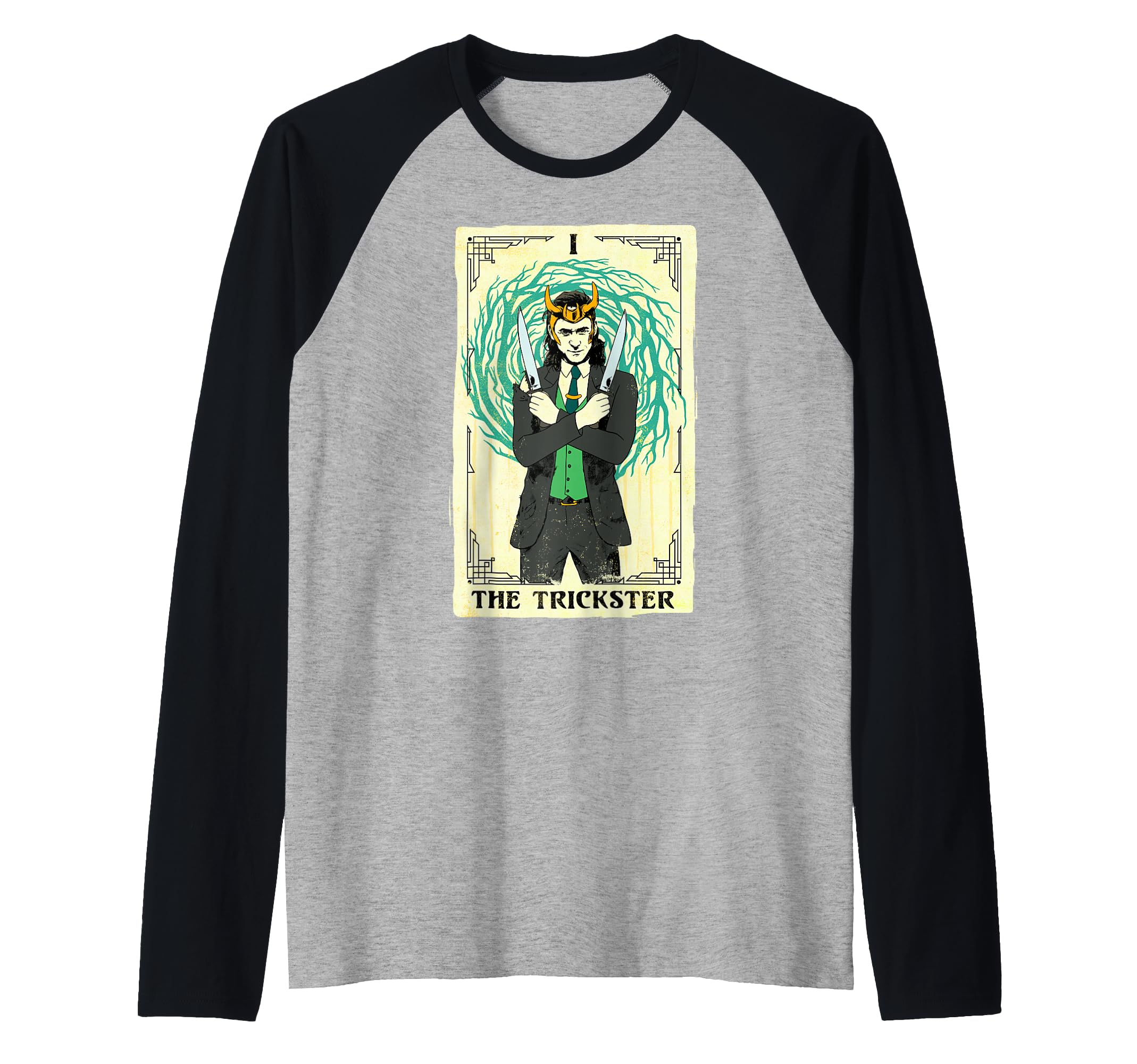 Marvel Loki Tarot Raglan Cadeau Idéal Passionnés Comics - 2
