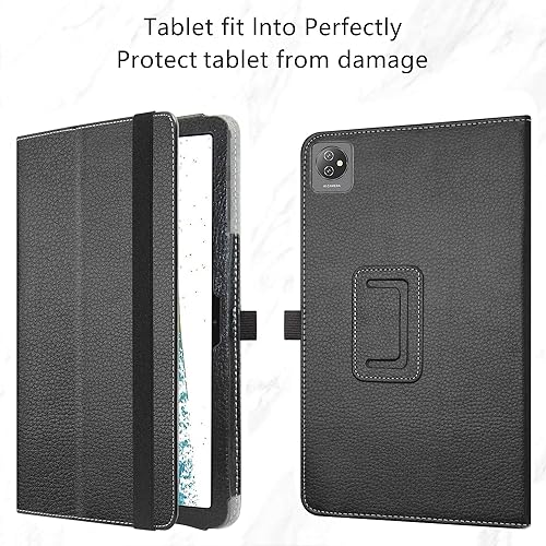 Miniatura 4 de LiuShan Compatible con OSCAL Pad60, funda OSCAL Pad70, OSCAL Pad6, funda OSCAL Pad16, funda plegable delgada de piel sintética para tableta OSCAL