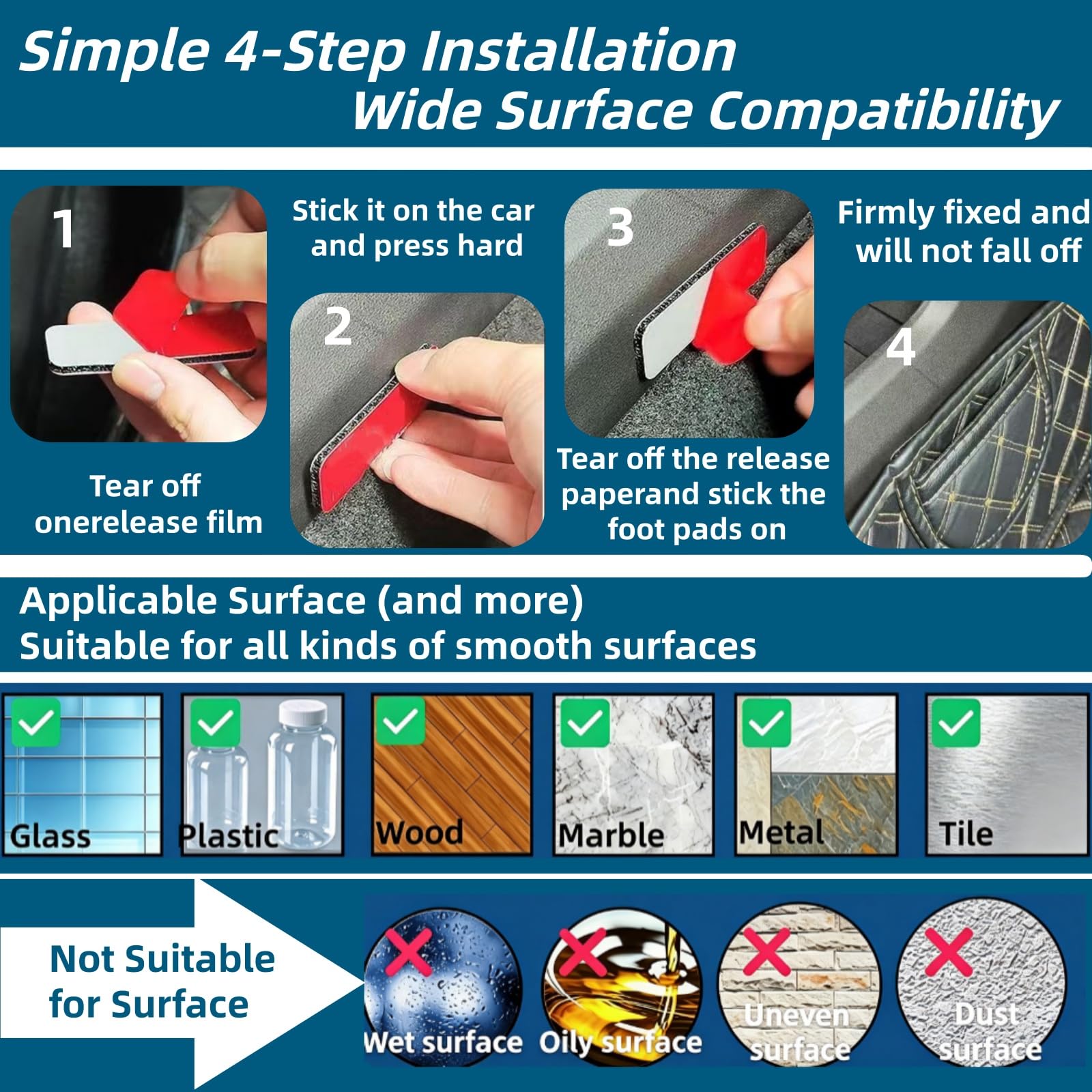 Heavy Duty Hook & Loop Strips - Strong Hold! -7