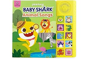 Baby Shark Animal Songs 10 Song Button Sound Book