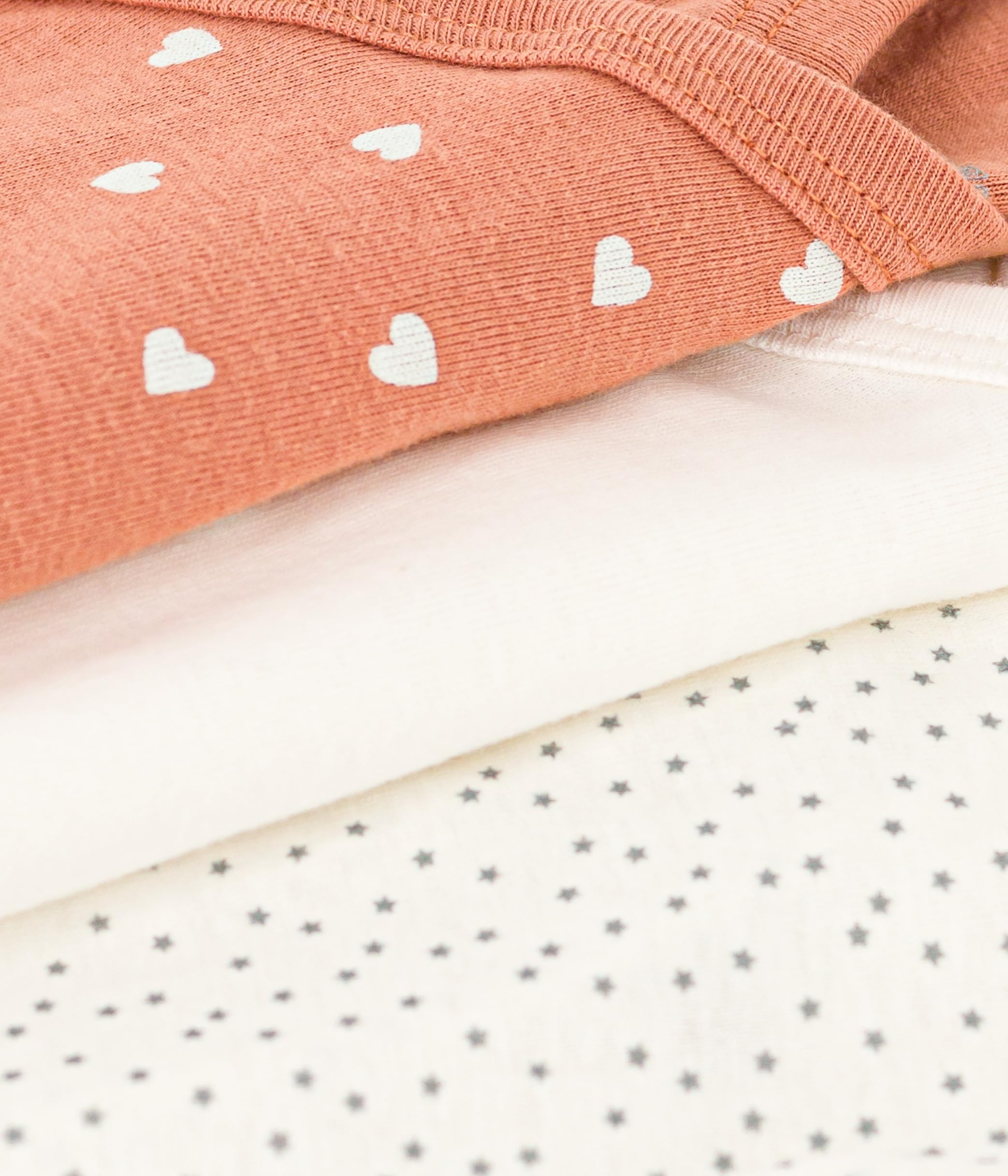 Petit Bateau Body z długim rękawem dla noworodka (3 sztuki) Unisex Baby, Wariant 2, 1 meses