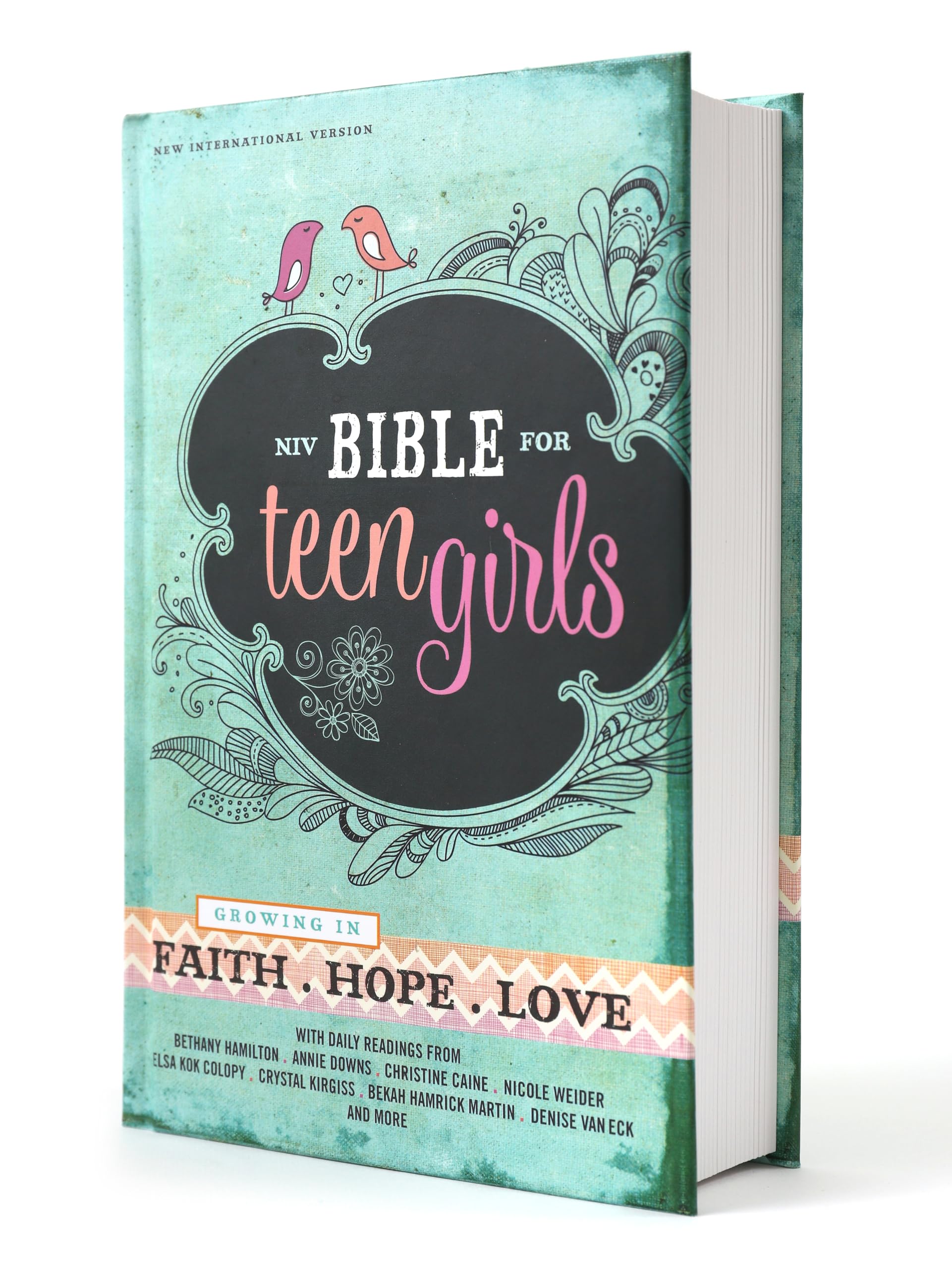 Bible for Teen Girls-NIV: Growing in Faith, Hope, and Love Hardcover – 25 Aug. 2015
