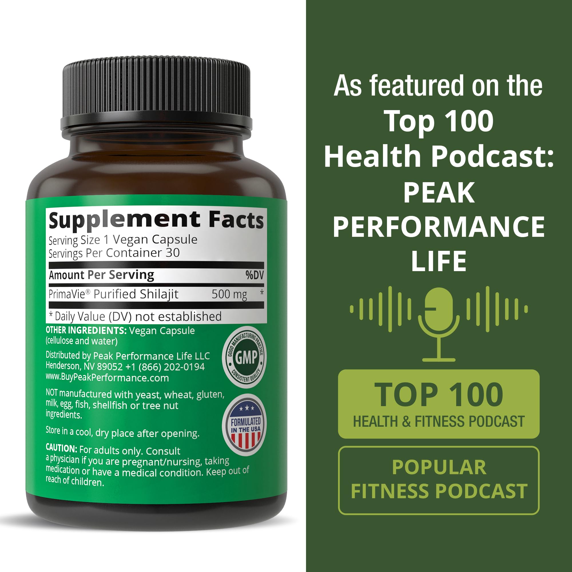 PrimaVie Purified Shilajit Capsules Made with Pure Shilajit Powder — Amazon image 6