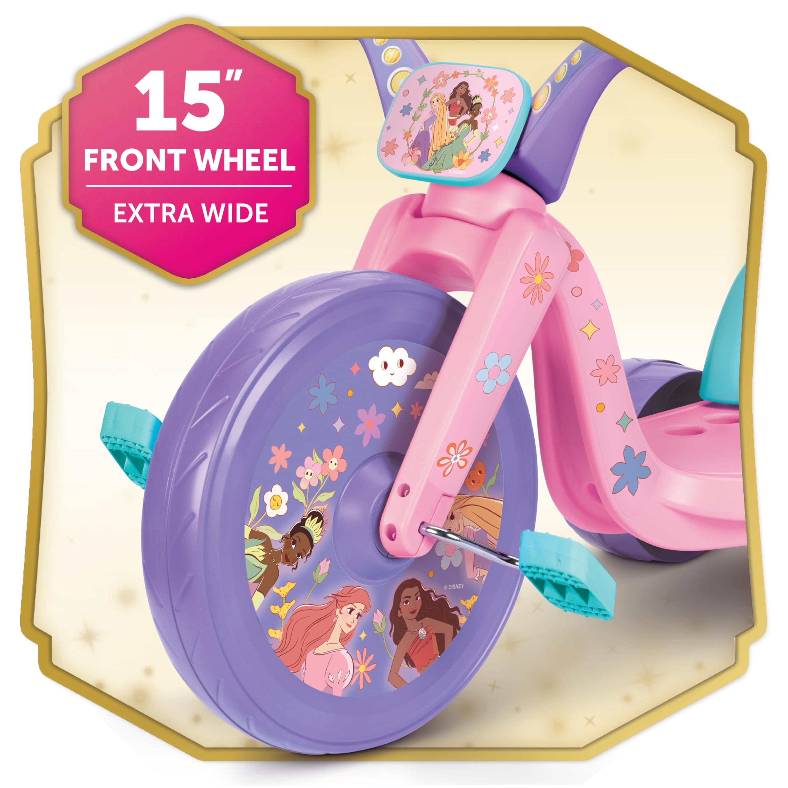 Amazon.com: Disney Princess Bicicleta de triciclo Cruiser con
