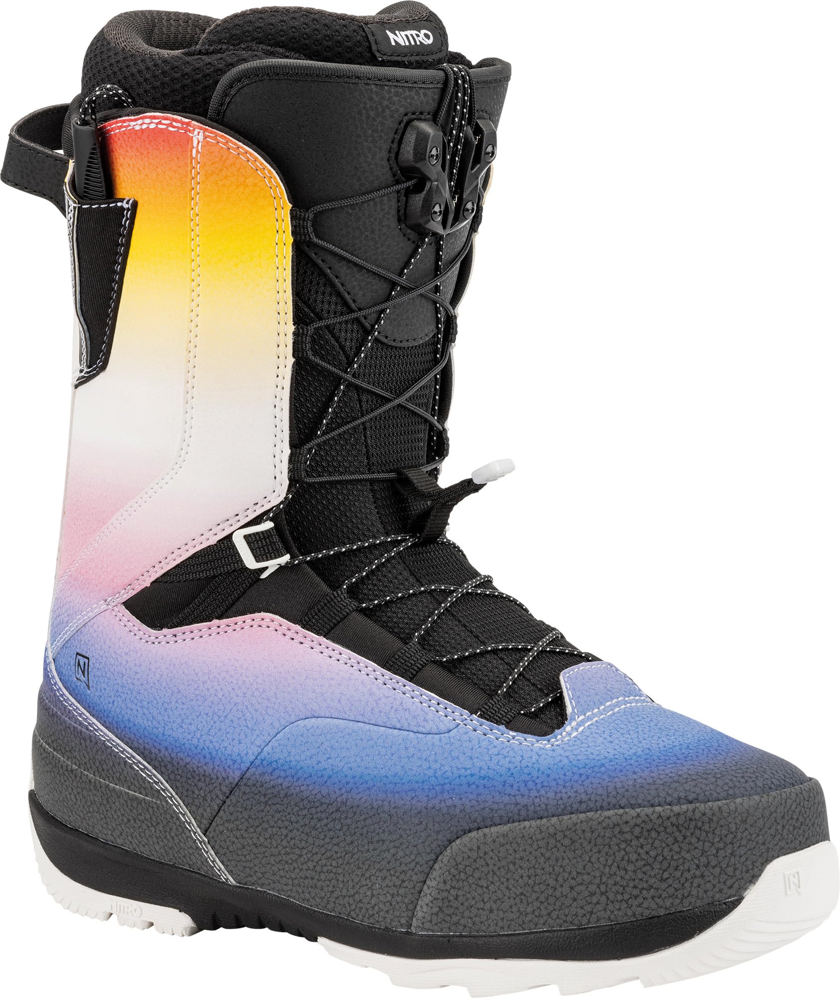 Nitro Snowboards Men's Venture TLS '23 All Mountian Freeride Freestyle Quick Lacing System Boat Snowboard Boat