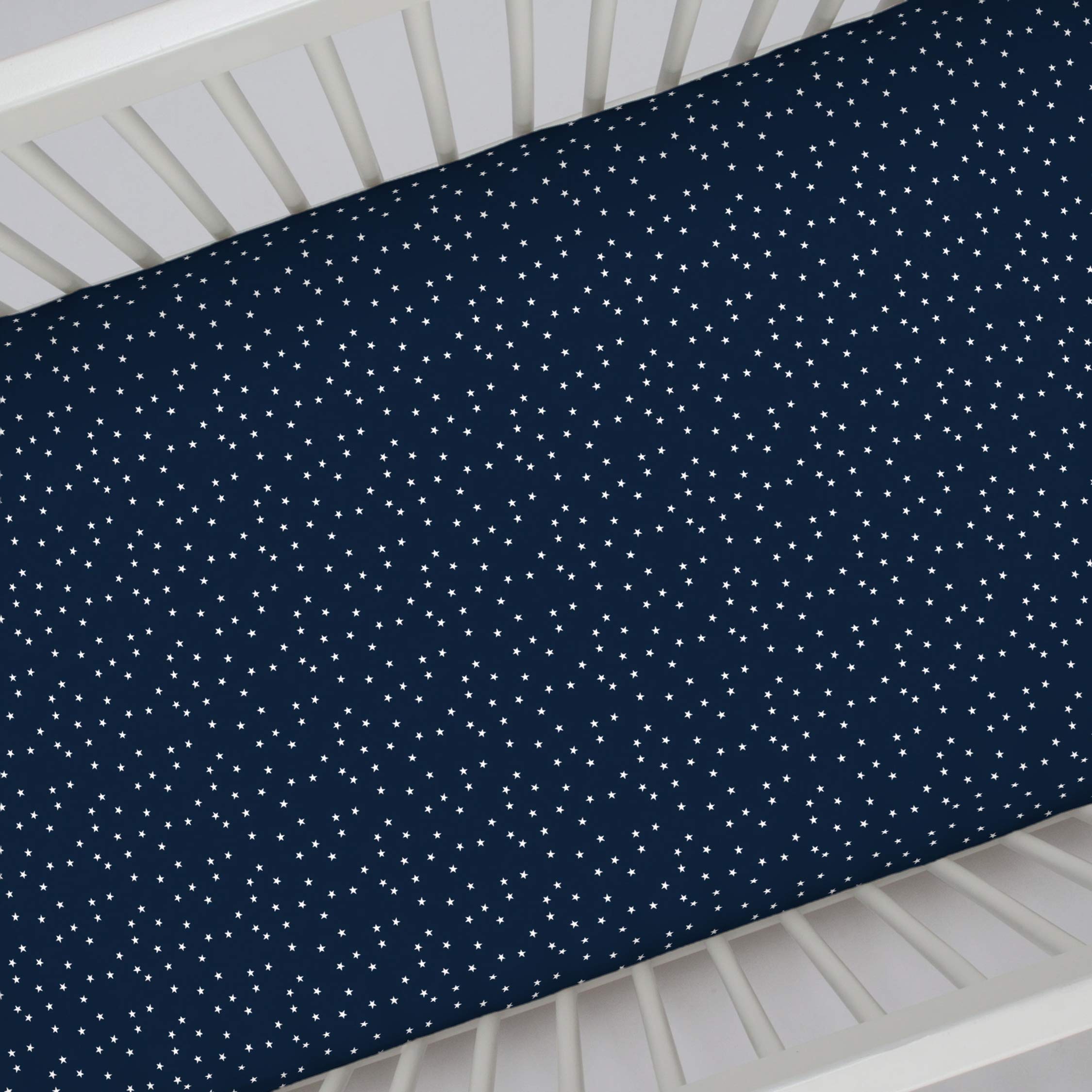 Carter'sCarter's Navy w/White Stars Crib Sheet