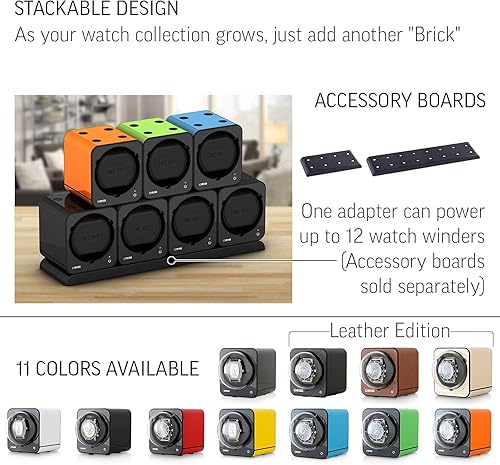Miniatura 7 de Rebobinador de reloj para relojes automáticos en posición vertical (con adaptador de CA)