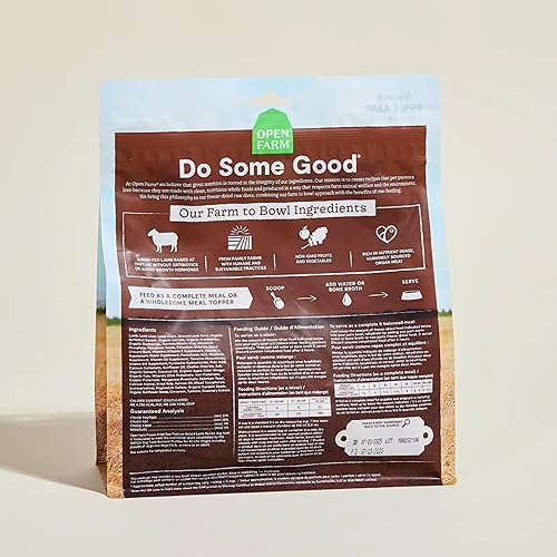 Miniatura 4 de Open Farm - Comida para perros cruda liofilizada, receta de carne criada humanamente con superalimentos sin OMG y sin sabores ni conservantes