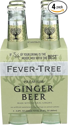 Fever-Tree Premium Ginger Beer, 6.8 Fl Oz 4 count