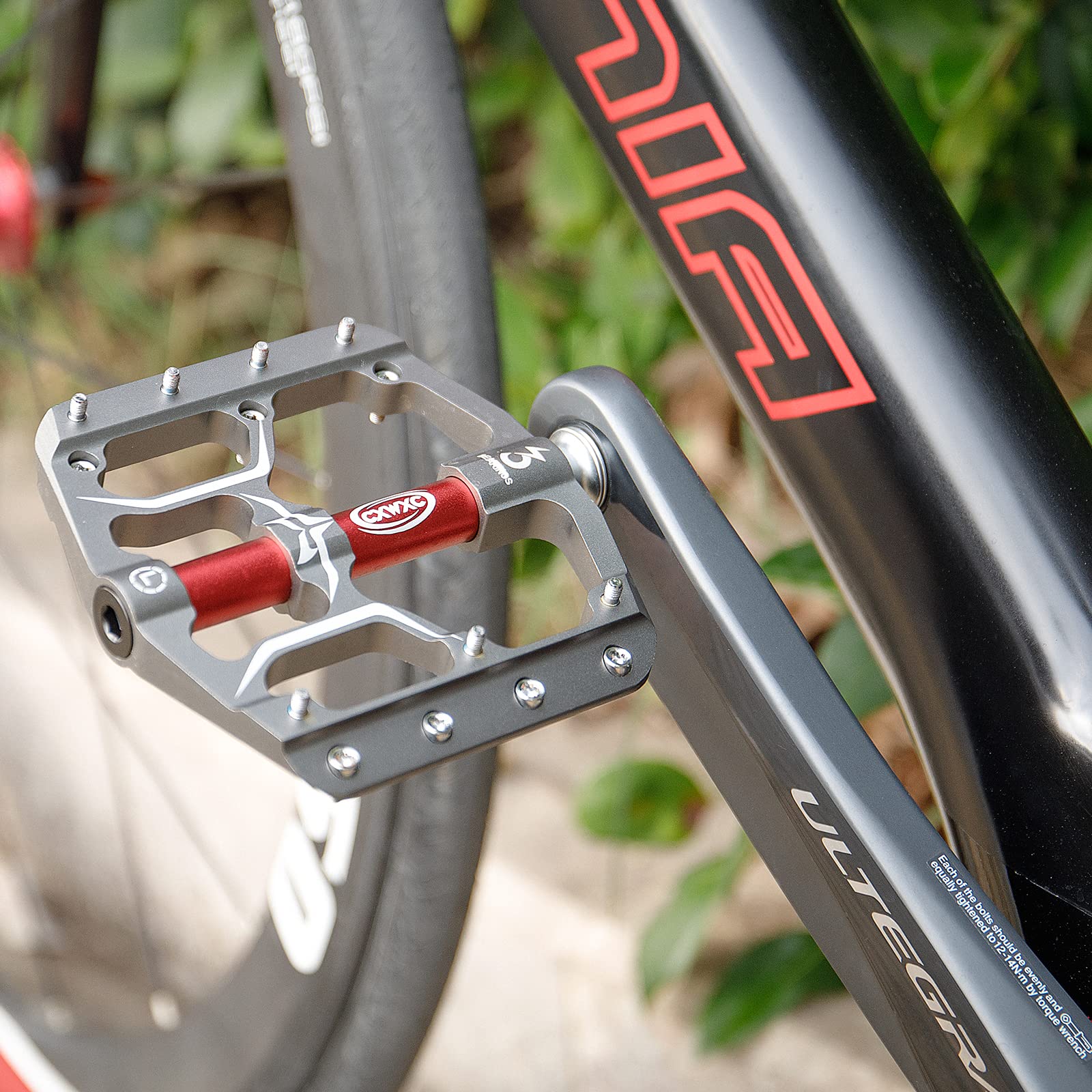 Amazon | ロード/マウンテンバイクペダル - 3つのベアリング 9/16