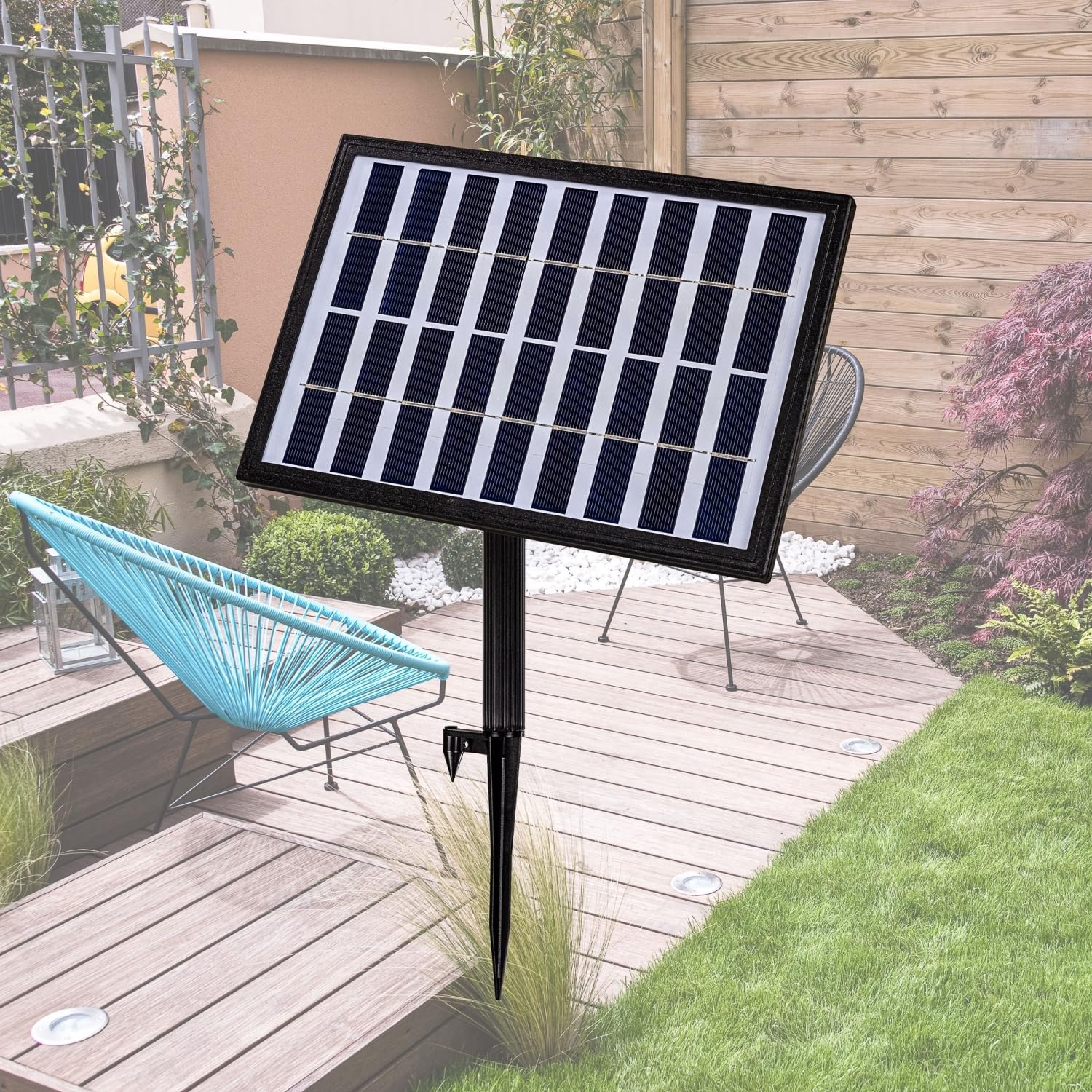 STILISTA Solarpumpe 5 W, Förderhöhe bis 120 cm, Fördermenge bis 450 l/h