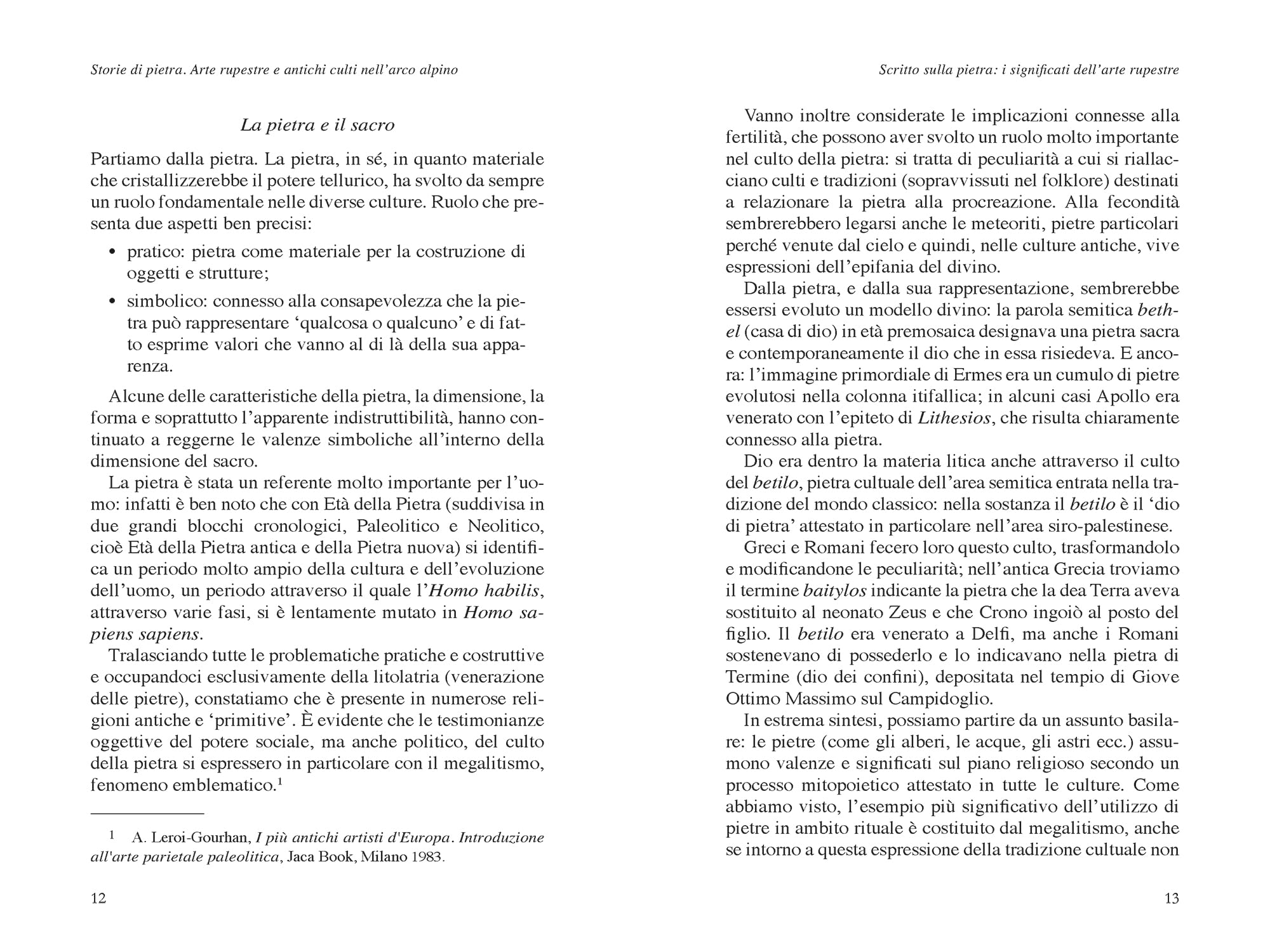 Storie di pietra. Arte rupestre e antichi culti