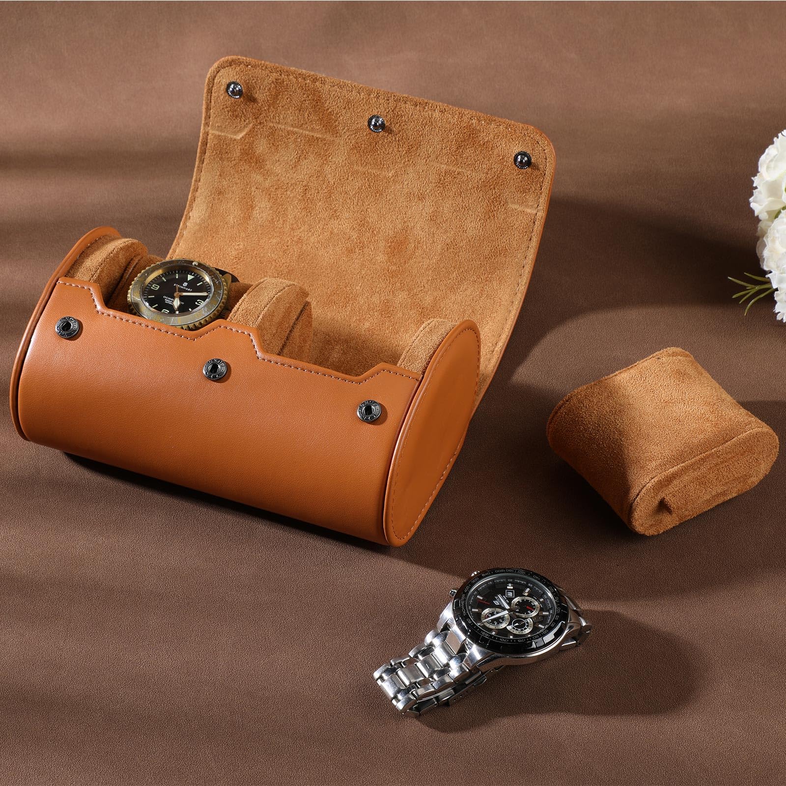 Reis Horloge Doos | 5 Compartimenten Beschermende Opbergdoos
