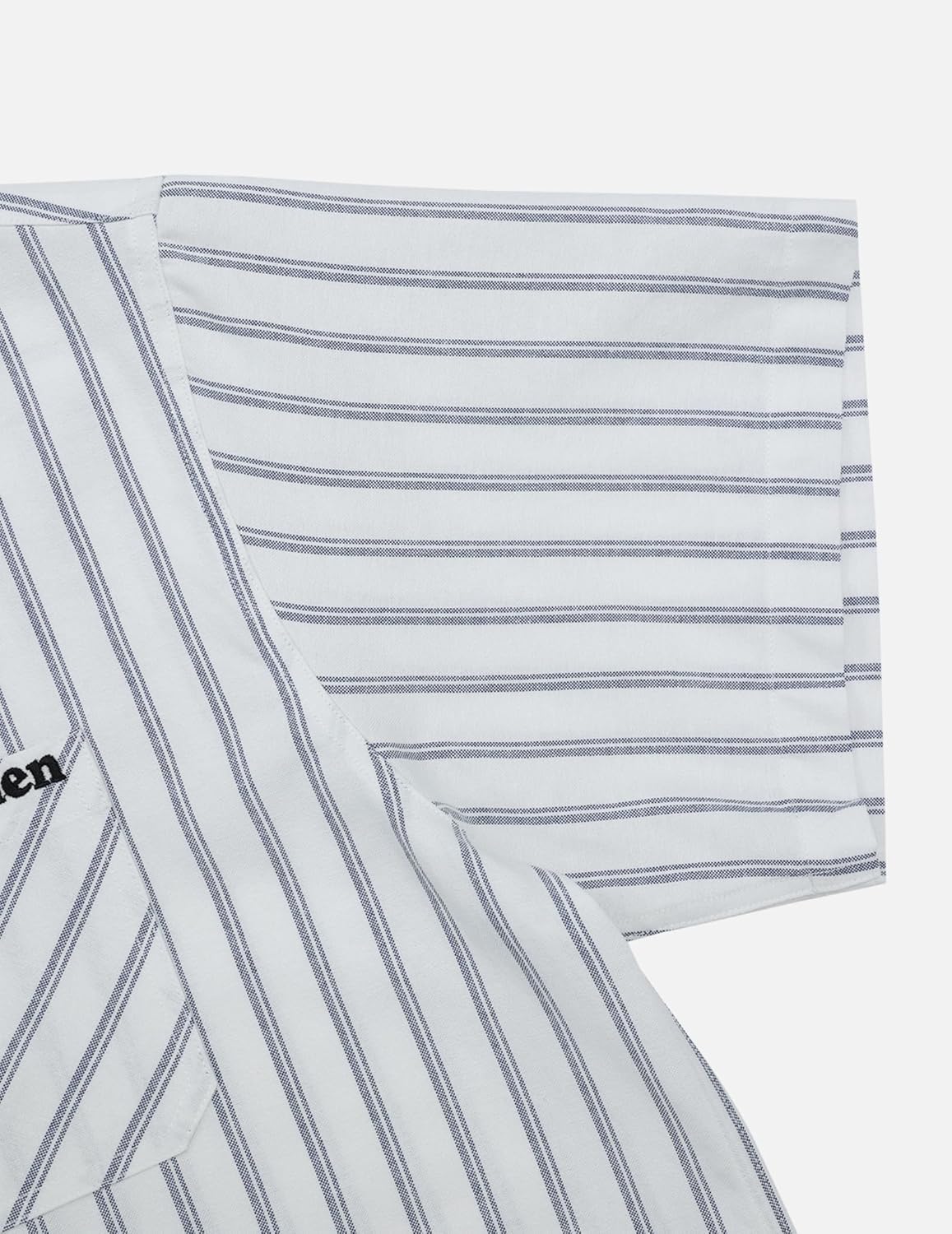 Aelfric Eden Mens Button Down Shirts Oversized Vintage Stripe Short Sleeve Camp Shirt Casual Summer Tops - Image 6