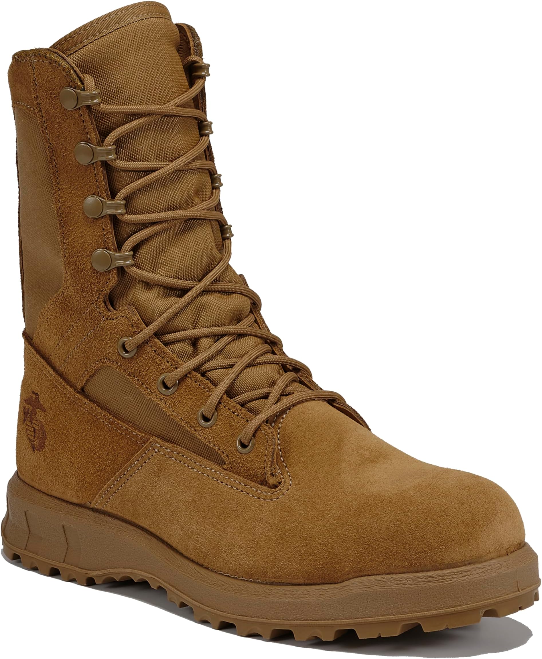 Belleville 510 Marine Corps Boots - Ultralight Tactical Boots - Vibram Military Shoes - Rapid-Dry Lining Tactical Shoes for Men - Hydrophilic Mesh Lining - Memory Foam Insole - Full-Grain Leather