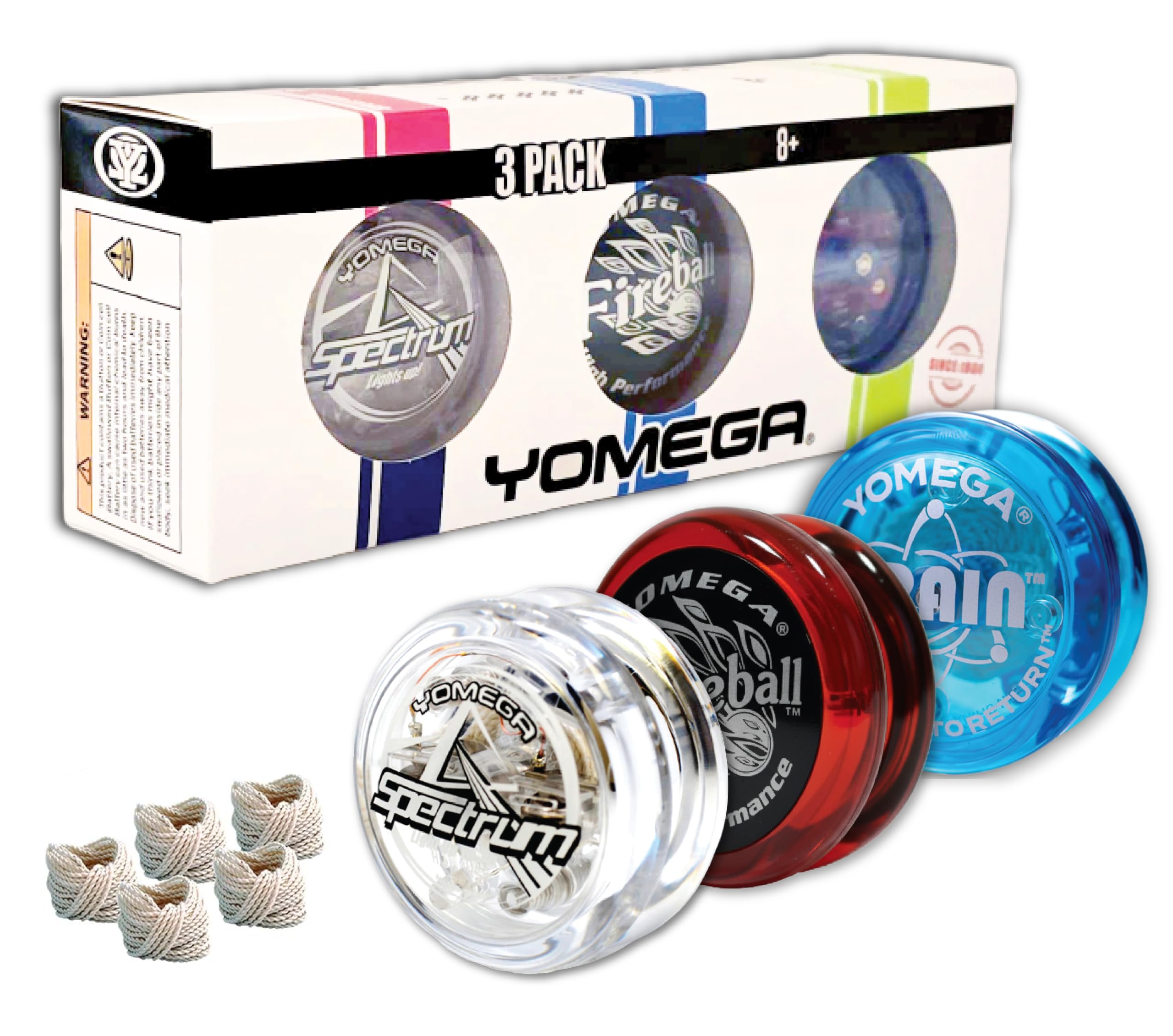Amazon.com: Yomega Yoyo Legendary Spinners Packs- Beginner